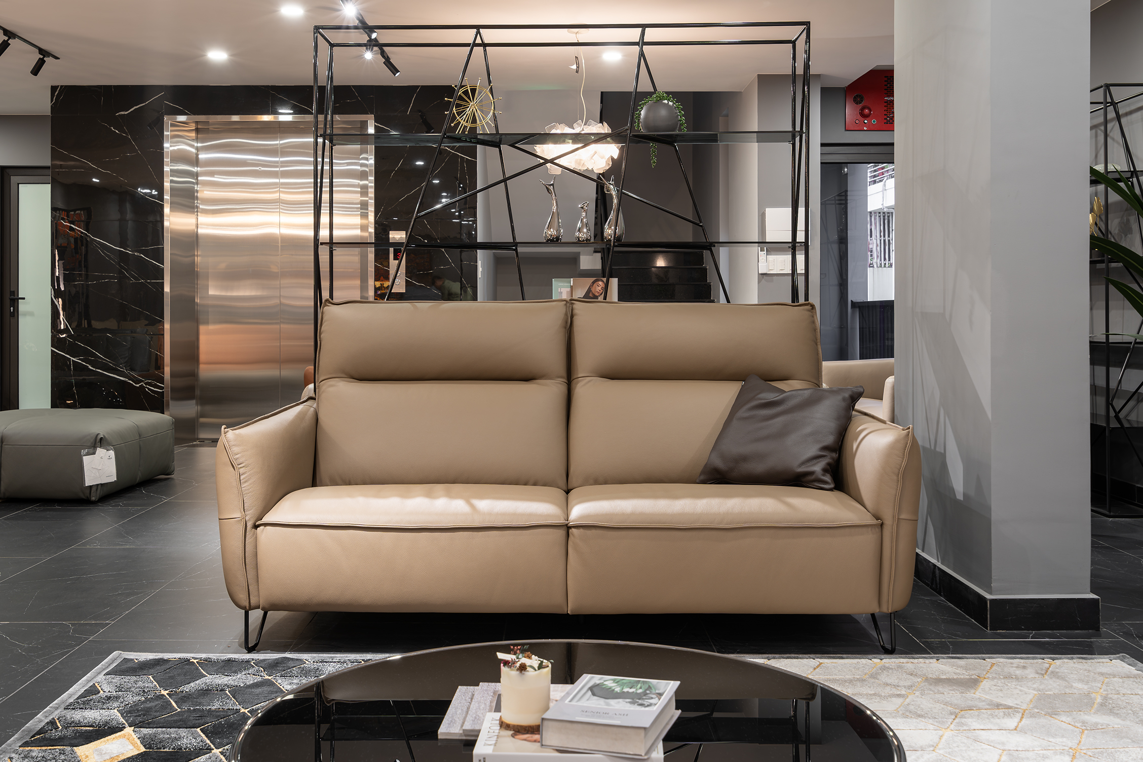 Sofa da Italia: Bộ rời Ovetto-1231 góc 3