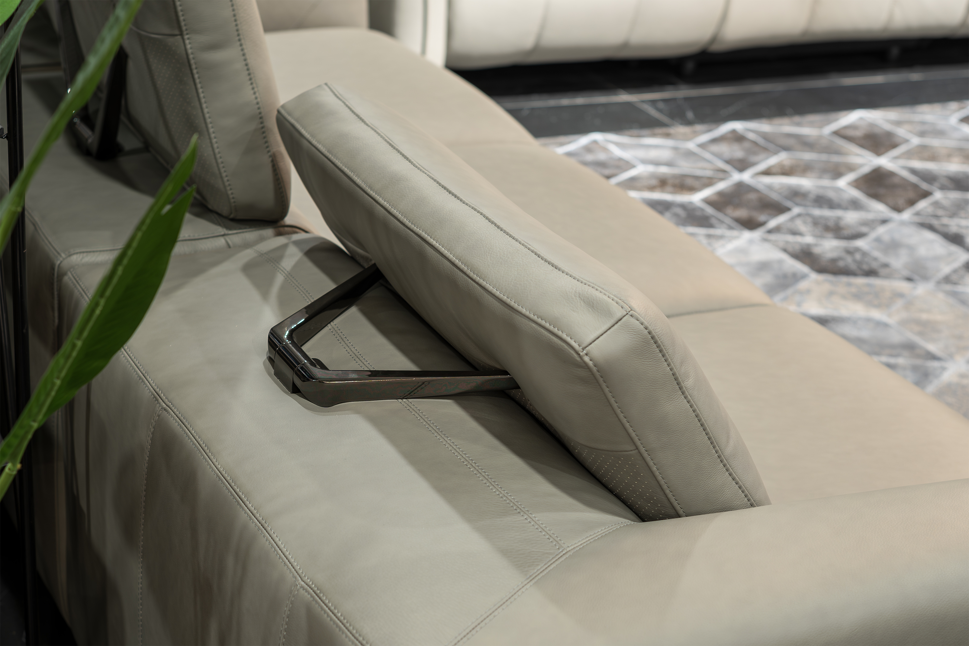 Sofa da Malaysia: Băng dài 1200 góc 4