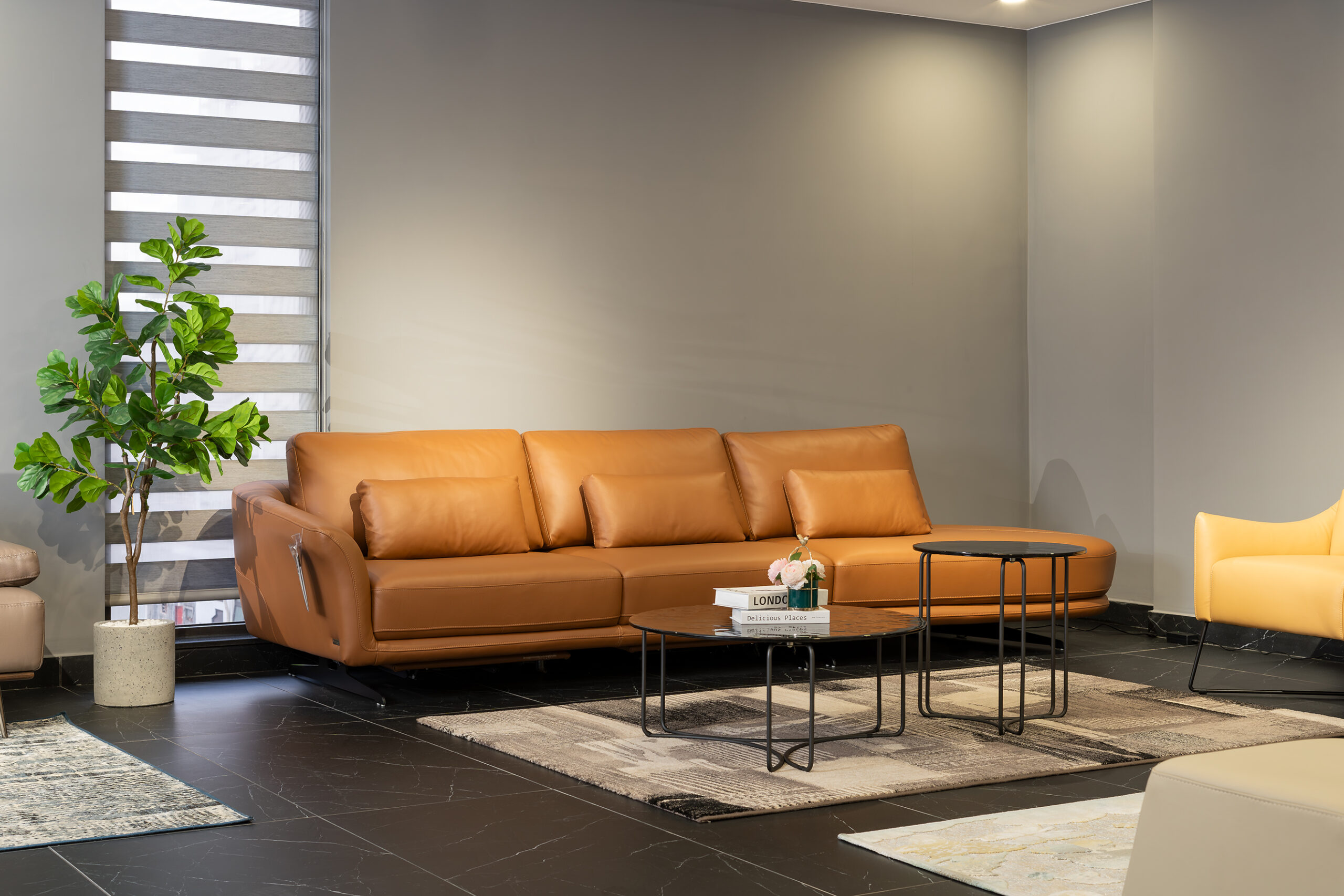 Sofa da Malaysia: Bộ góc T1201