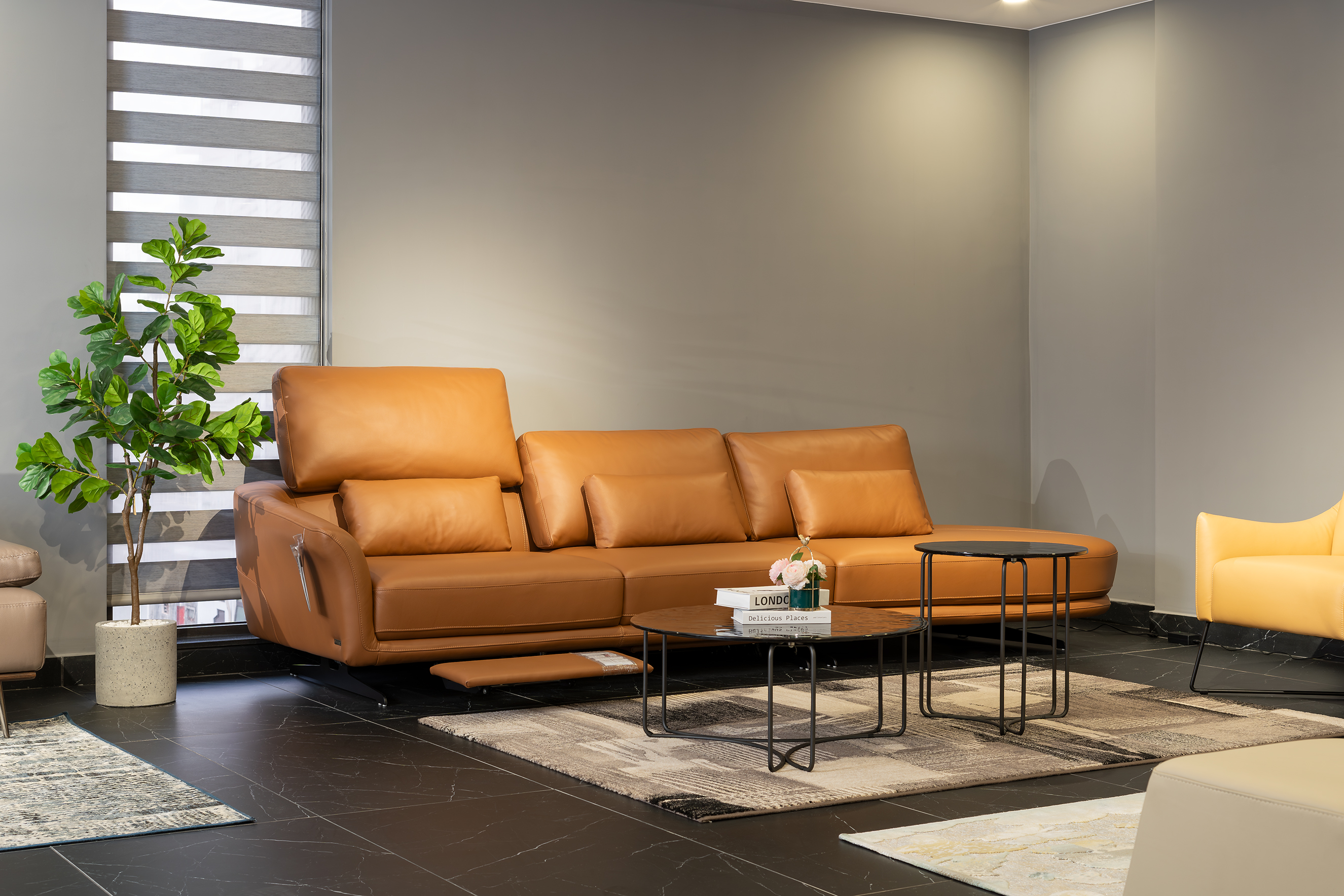 Sofa da Malaysia: Bộ góc T1201 góc 2