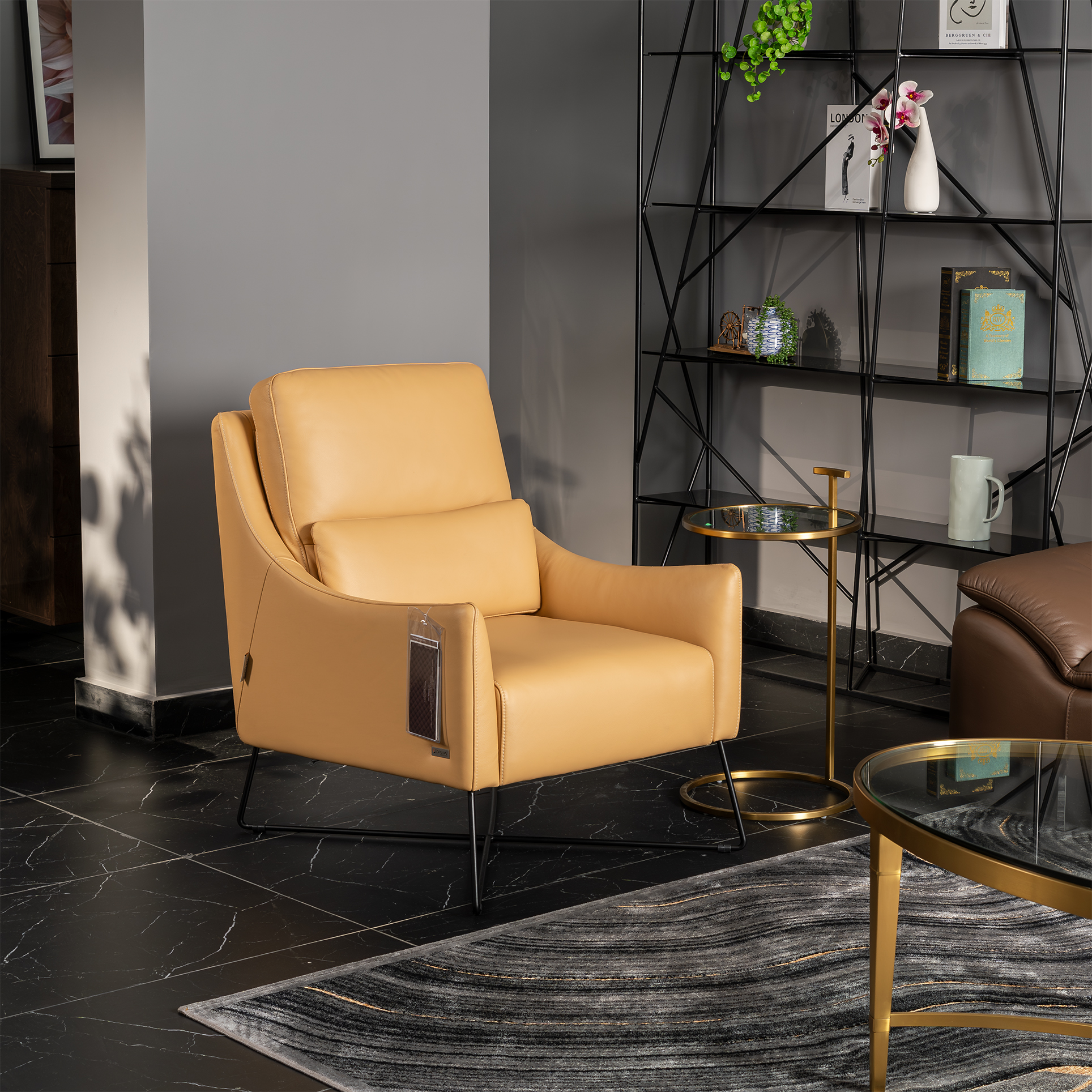 Ghế armchair Malaysia T1222 góc 3