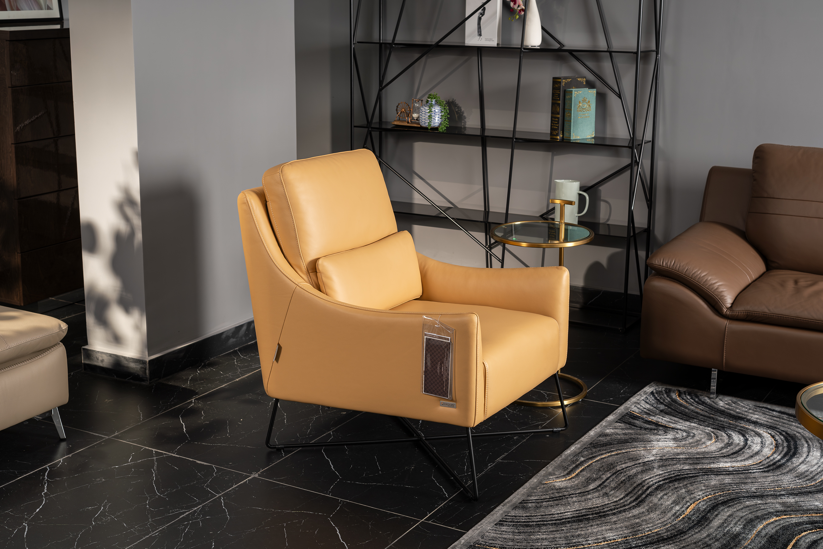 Ghế armchair Malaysia T1222 góc 4