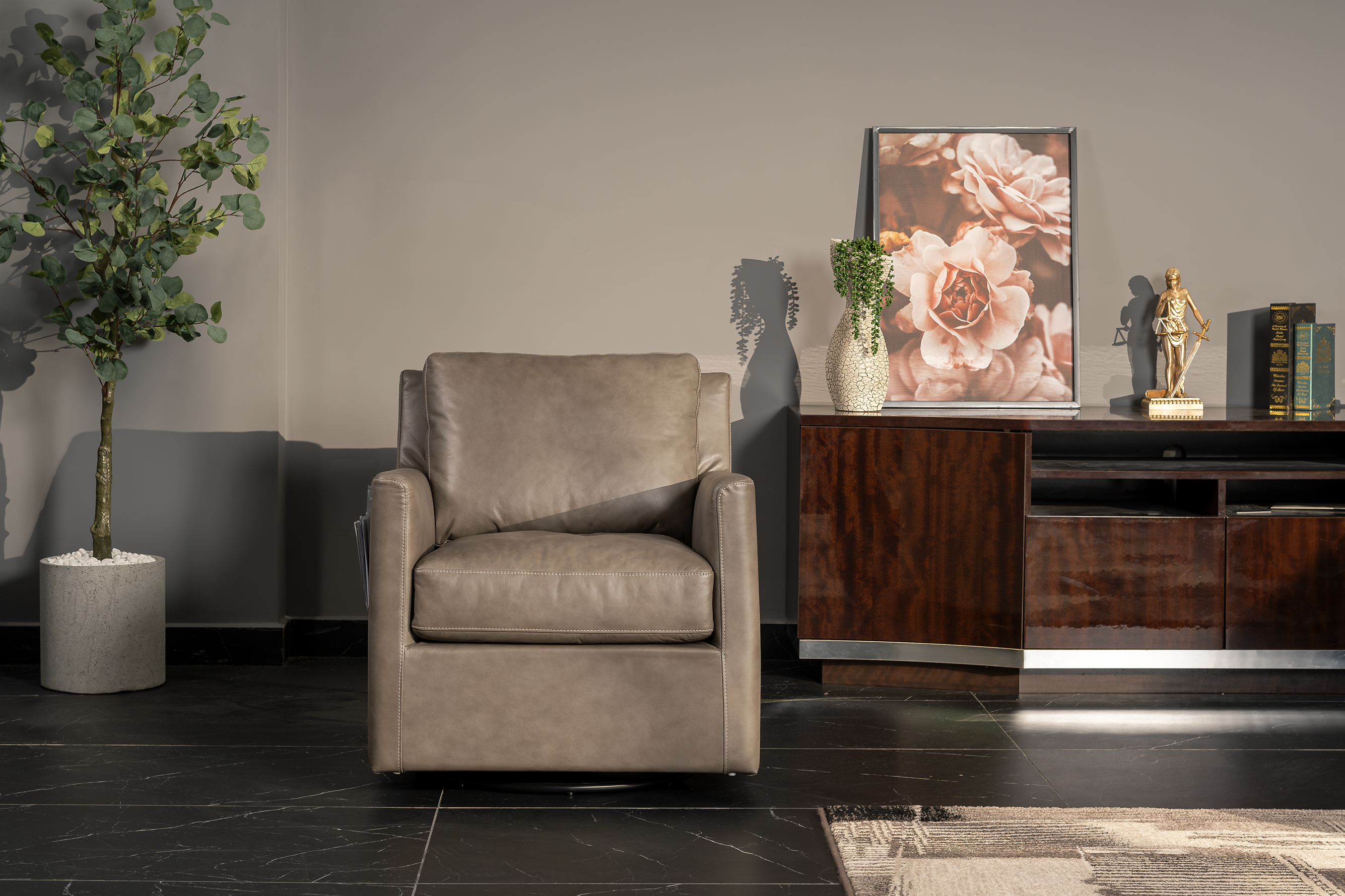 Ghế armchair Malaysia T1255 góc 2