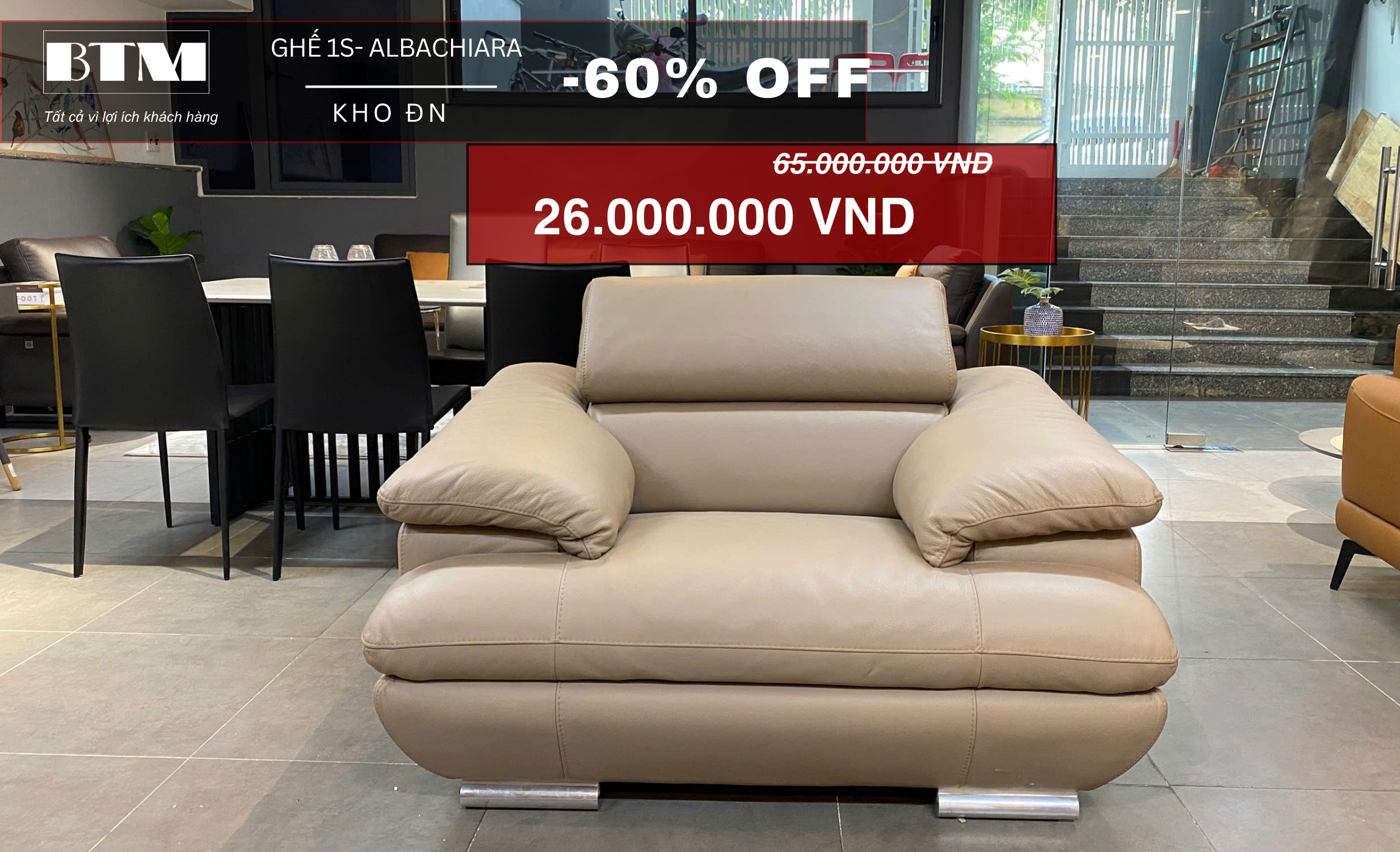 Sofa da Italia: Albachiara Ghế 1S