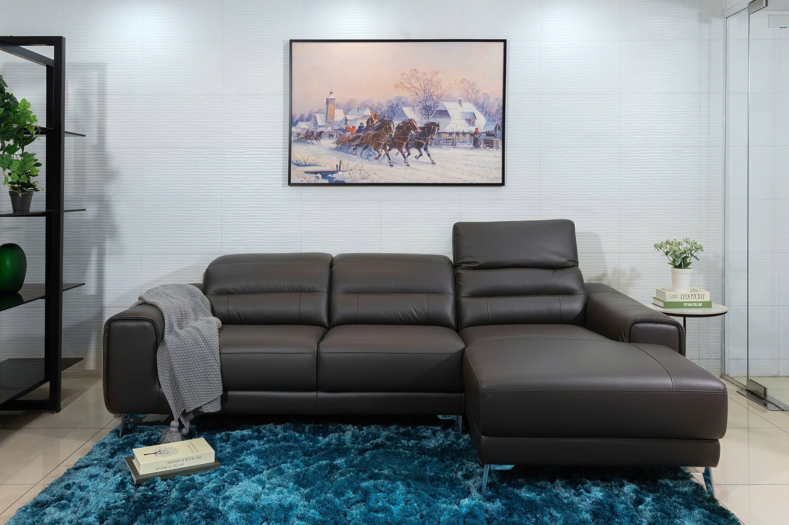 Sofa da Malaysia: Bộ góc 958 góc 2