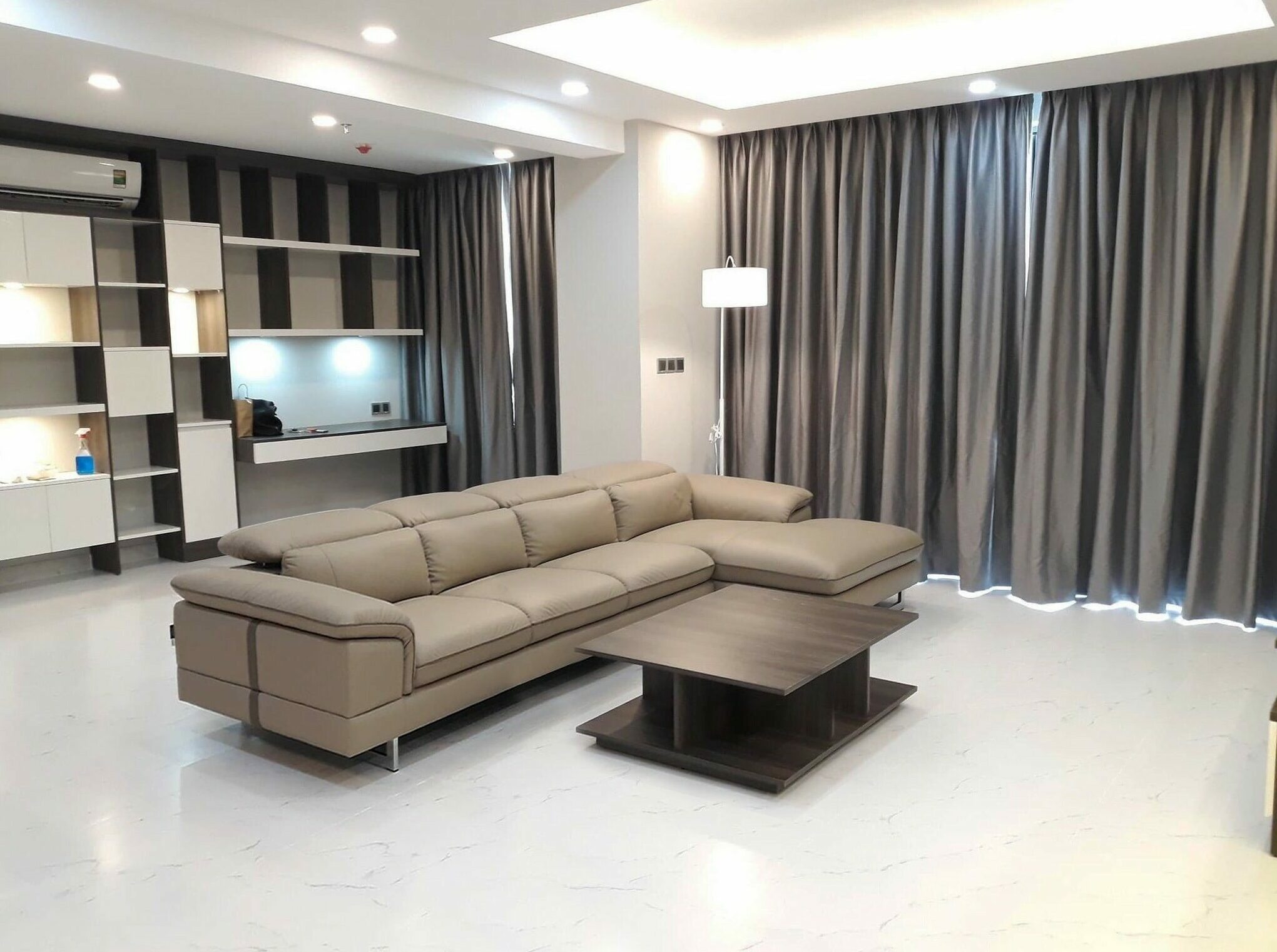 Sofa da Malaysia : Bộ góc KH270 3,5L góc 3
