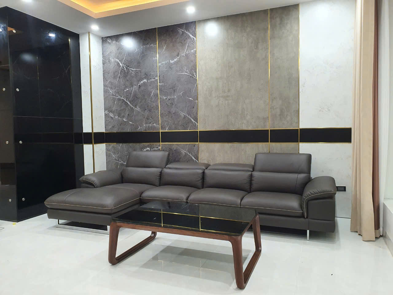 Sofa da Malaysia : Bộ góc KH270 3,5L