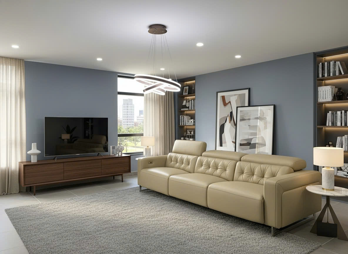 Sofa da Malaysia: Băng thư giãn điện ZL2867 góc 2