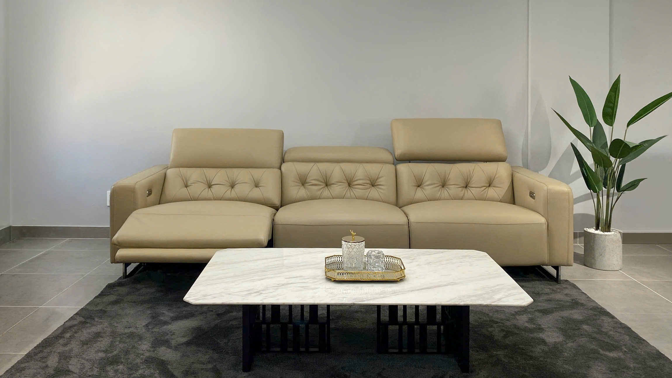 Sofa da Malaysia: Băng thư giãn điện ZL2867 góc 4