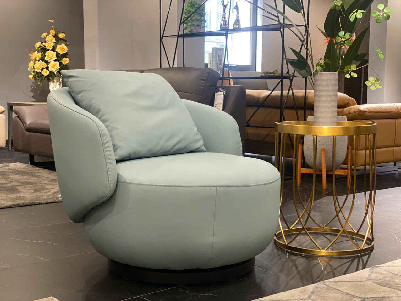 Ghế armchair Malaysia A237 góc 4