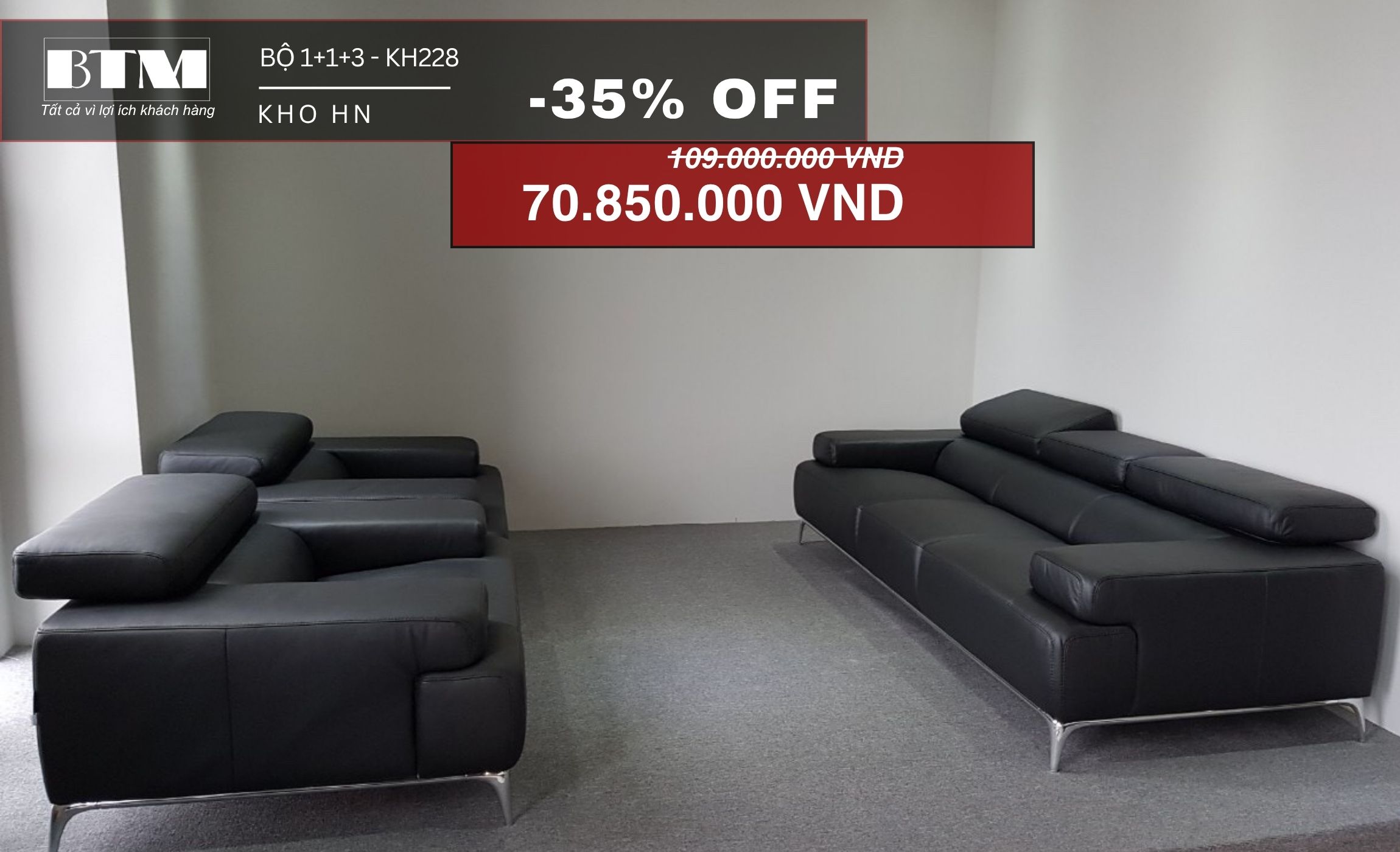 Sofa bộ Malaysa KH228 góc 1