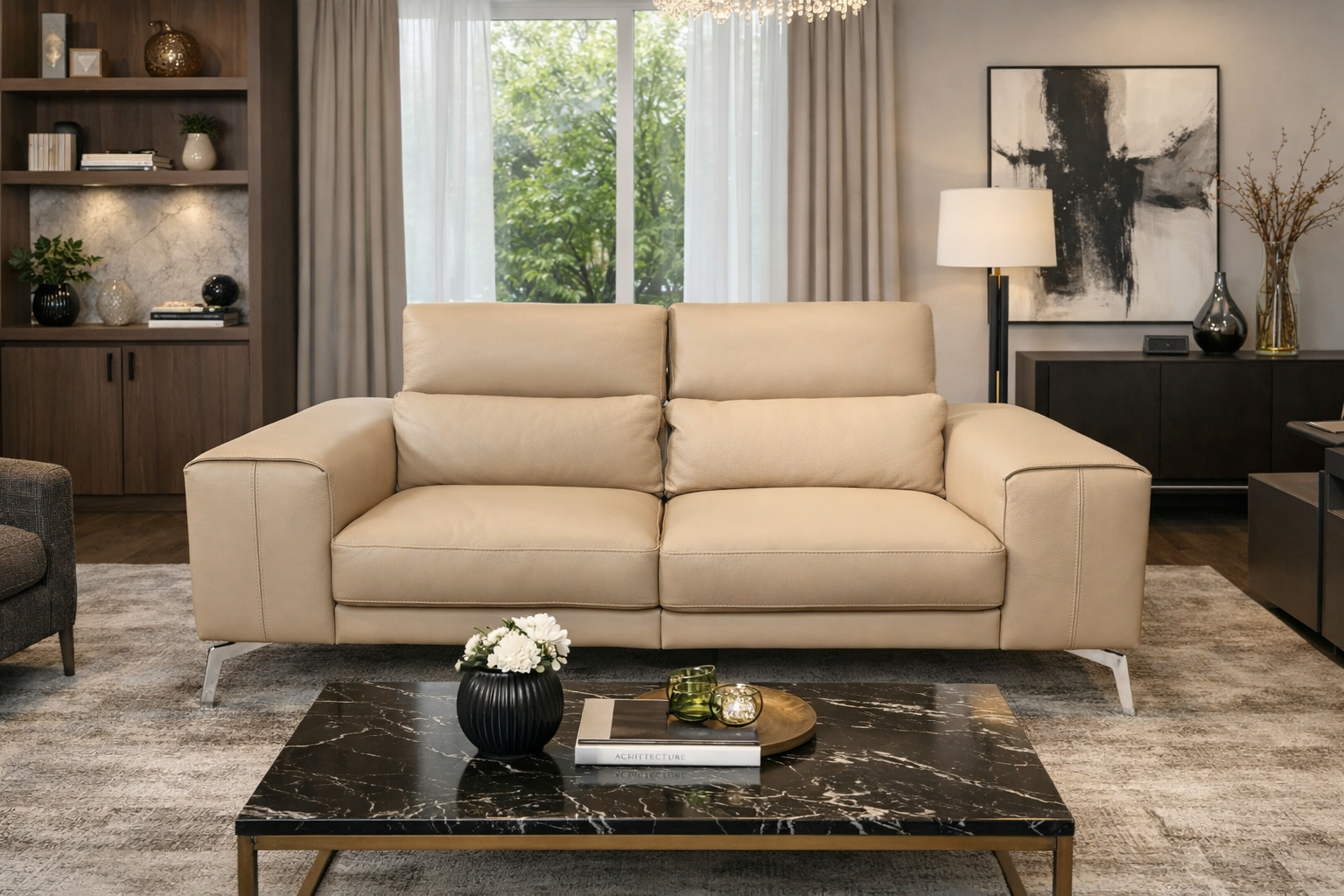 Sofa da Italia: Canova Ghế 2S góc 1