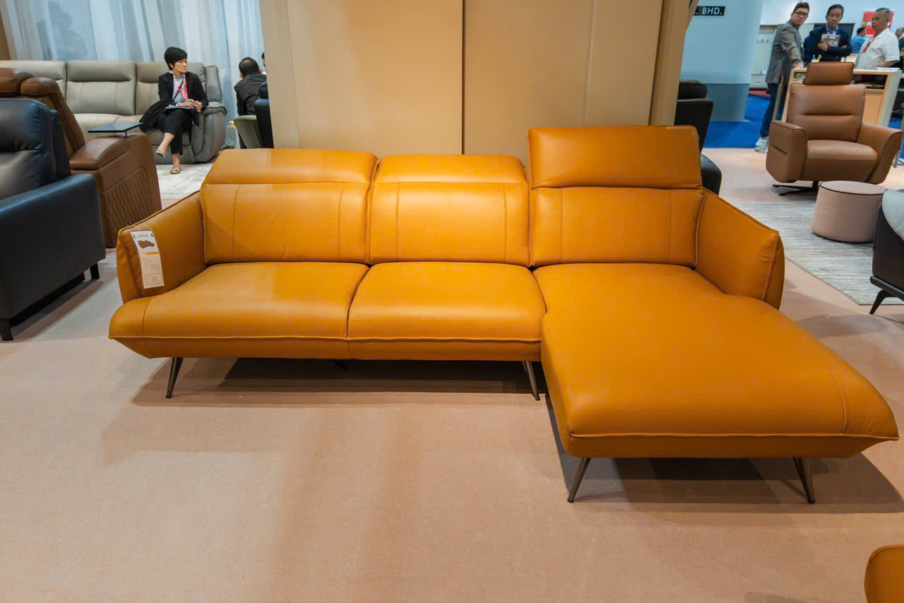 Sofa da Malaysia: Bộ góc 1327 góc 3