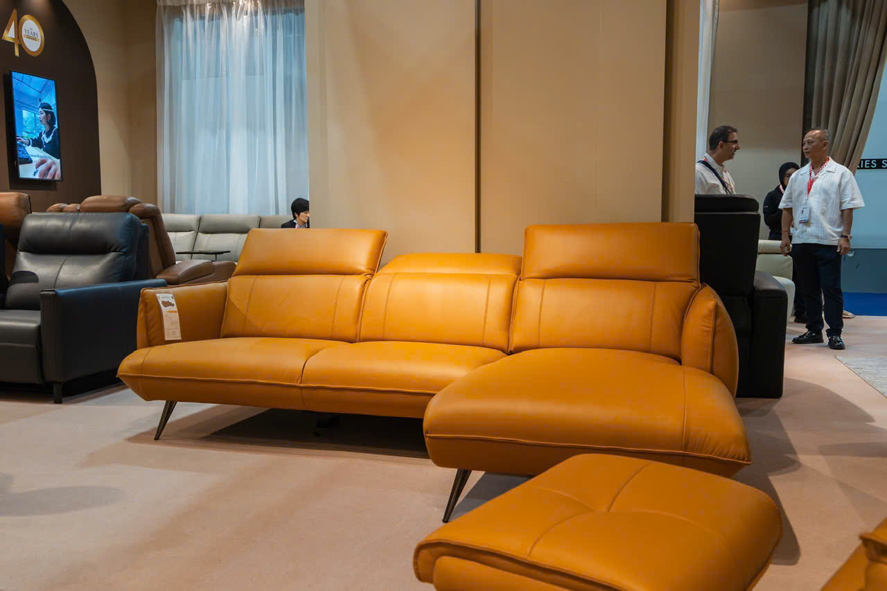 Sofa da Malaysia: Bộ góc 1327 góc 4