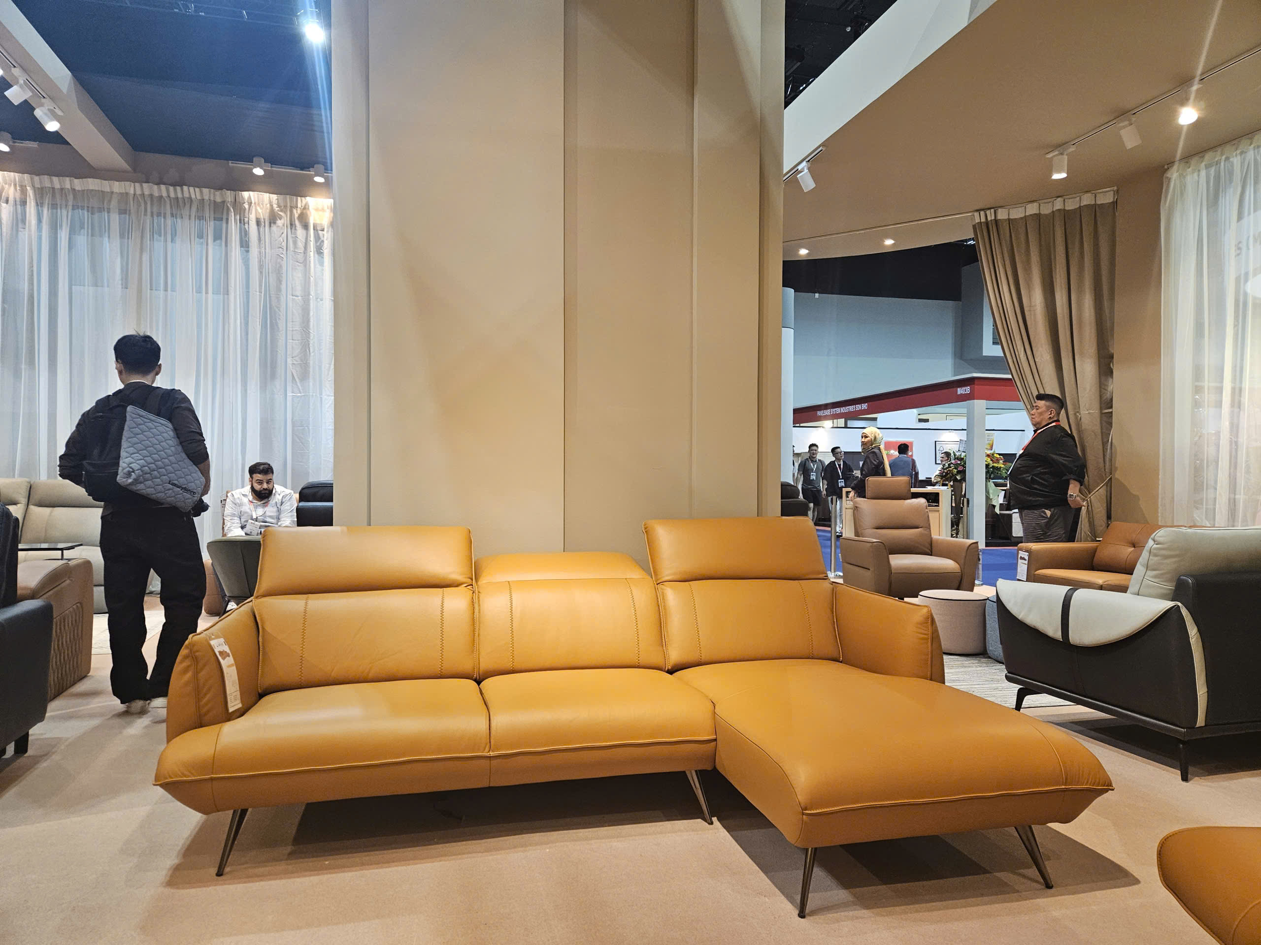 Sofa da Malaysia: Bộ góc 1327 góc 1