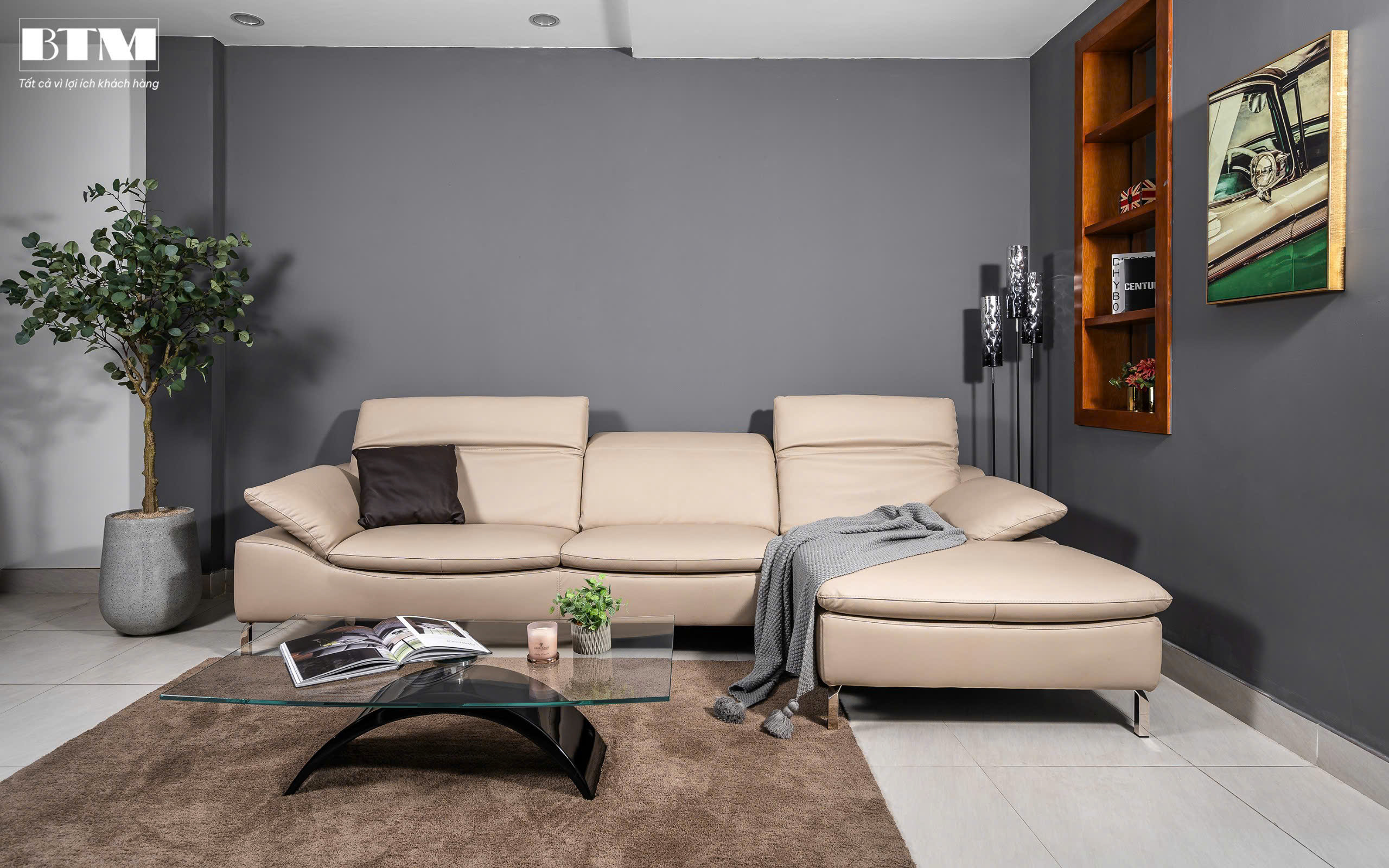 Sofa da Italia: Bộ góc PRM 961L