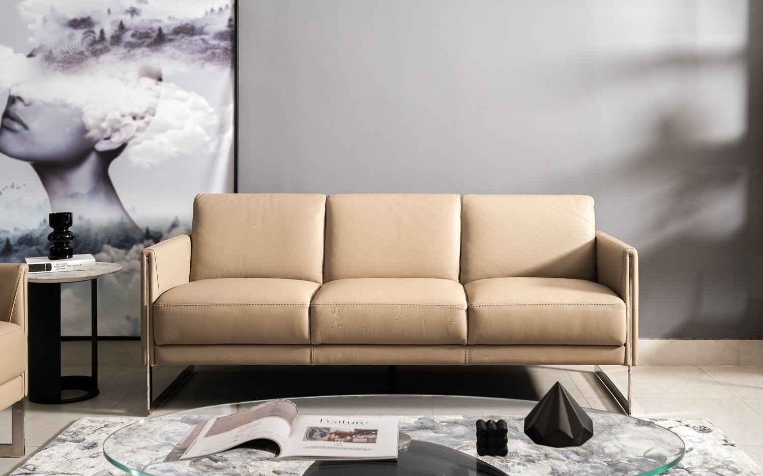 Sofa da Italia: Bộ rời 1018 góc 4
