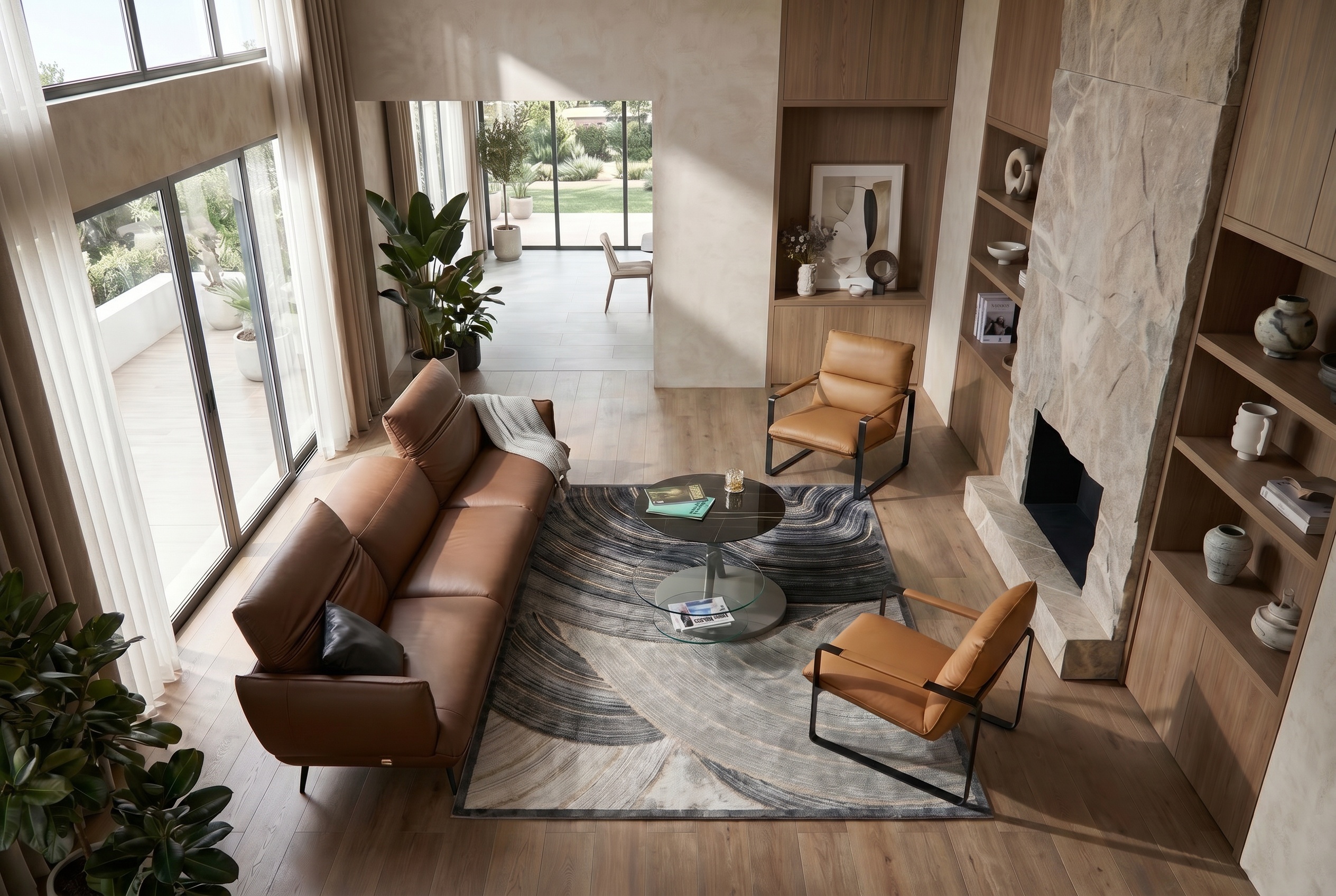 Sofa da Italia: Băng dài PRM 1254 góc 3