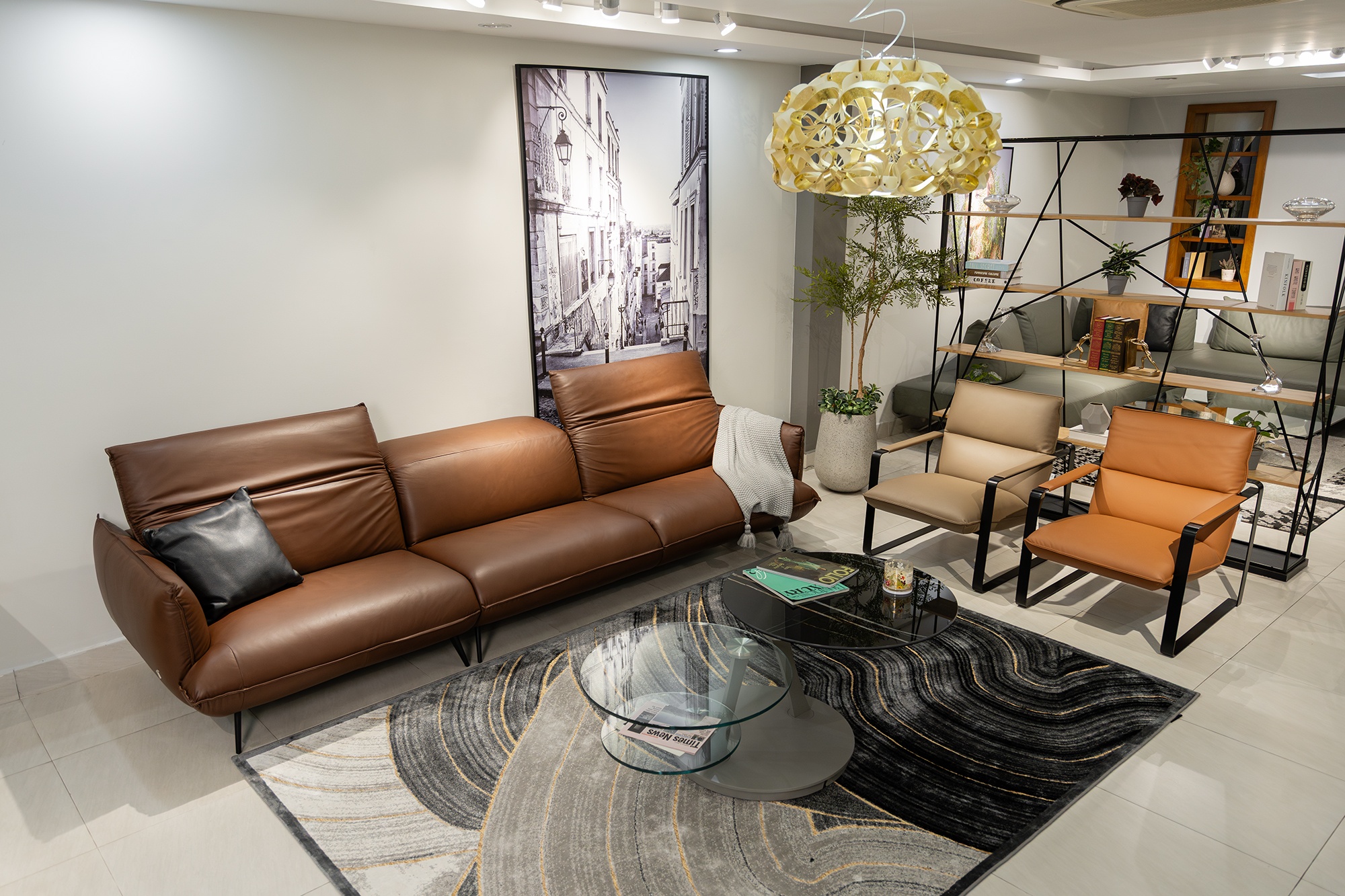 Sofa da Italia: Băng dài PRM 1254 góc 2
