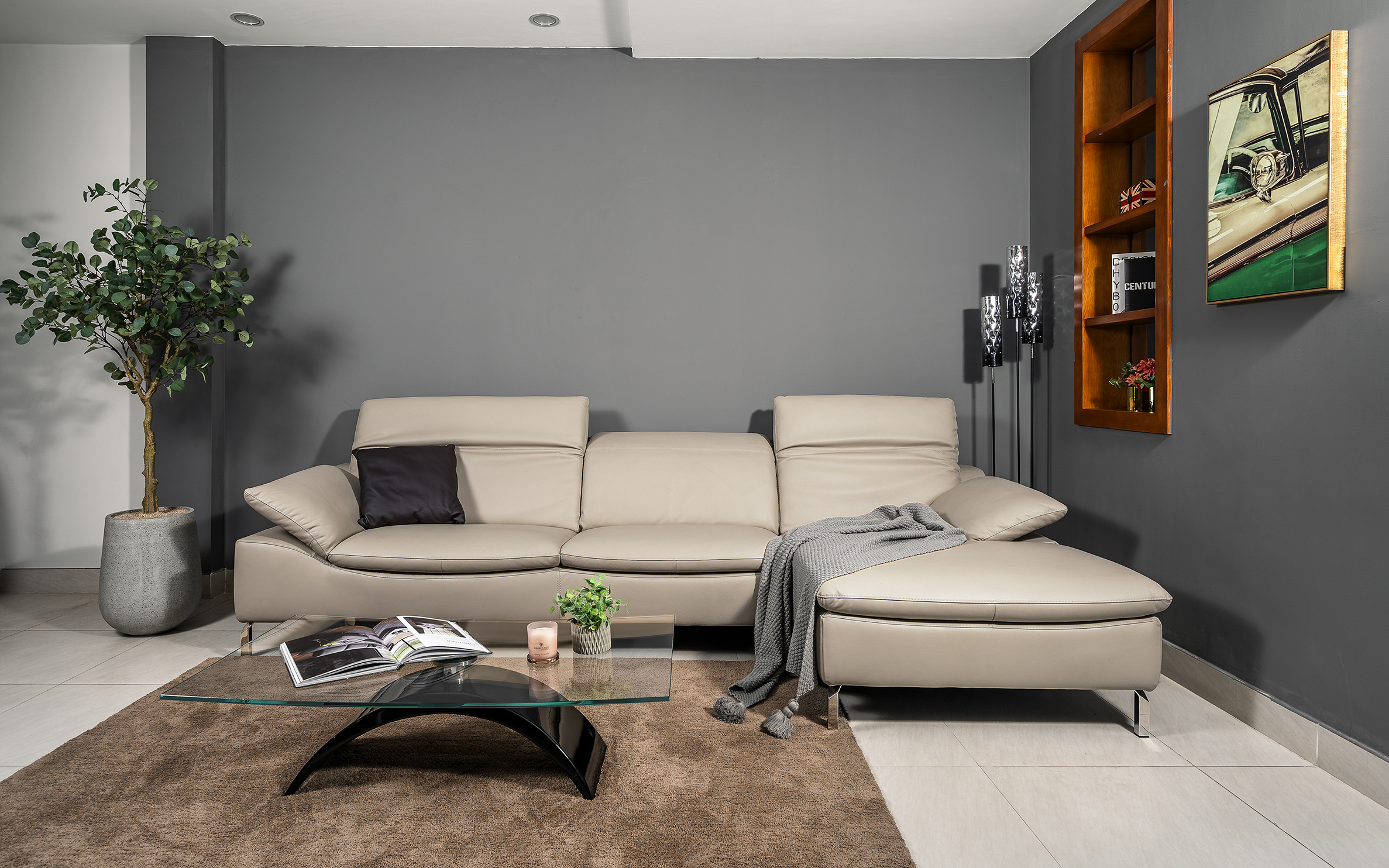 Sofa da Italia: Bộ góc PRM 961L góc 3