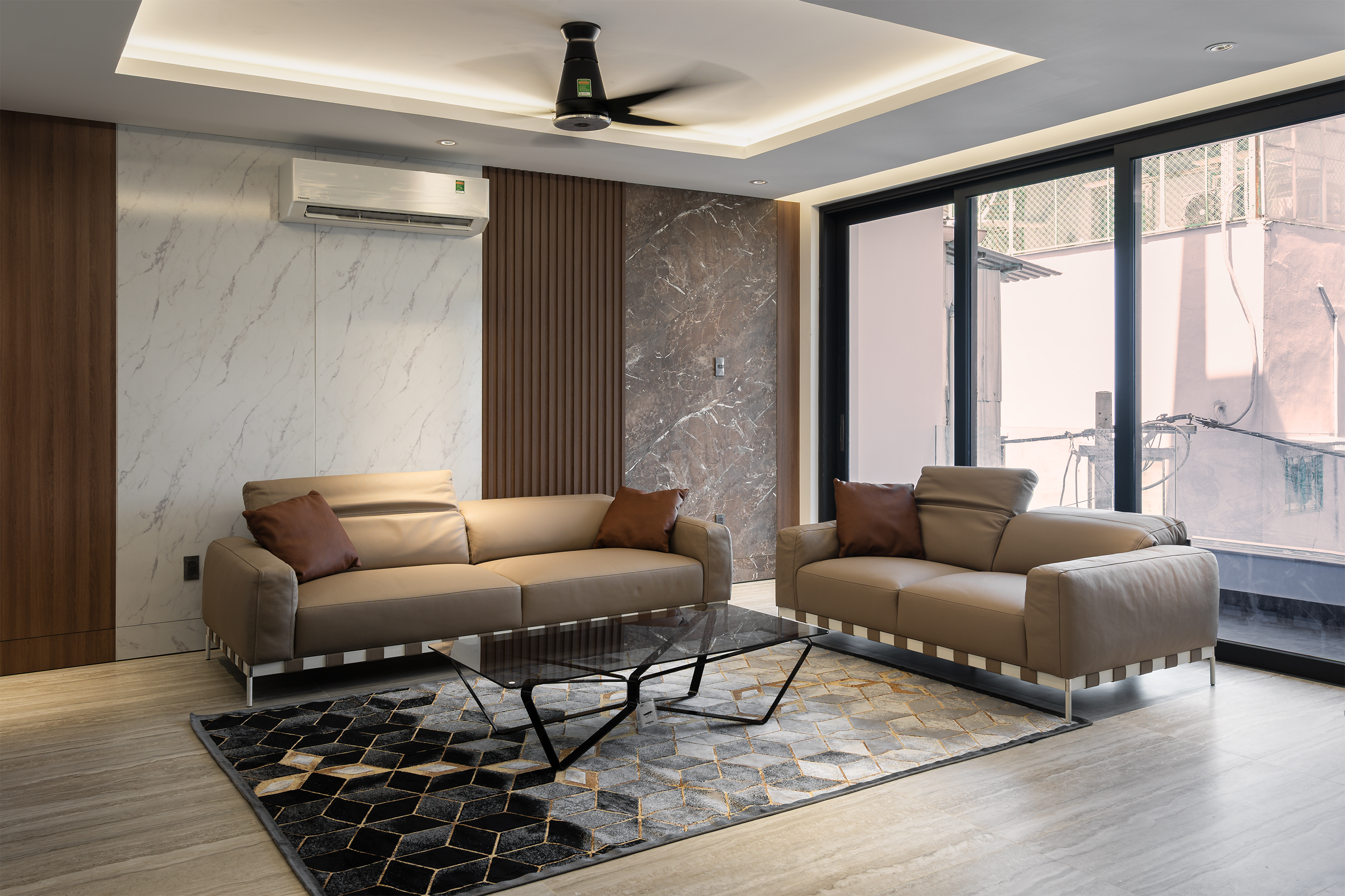 Sofa da Italia: Bộ rời Good Times góc 3