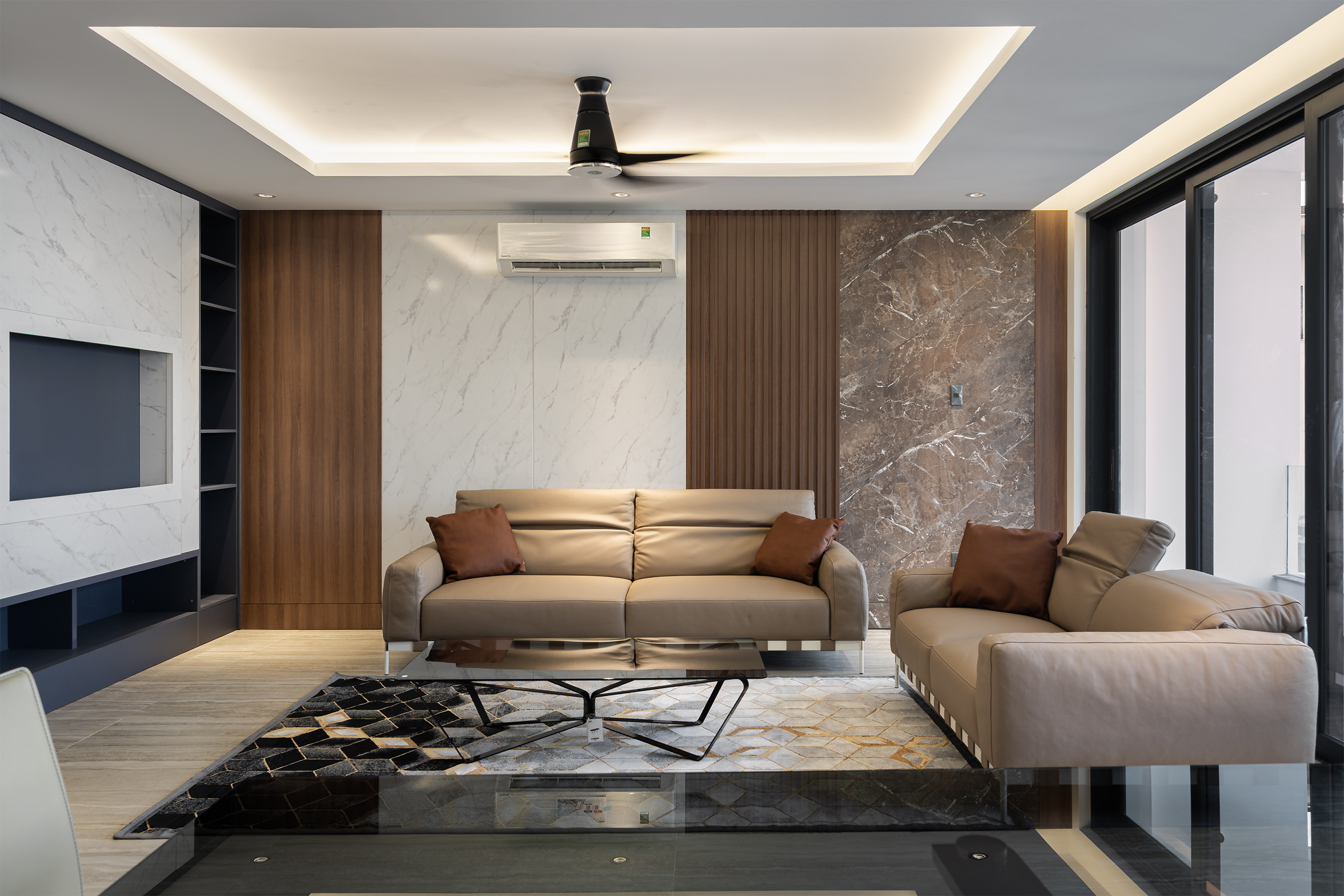 Sofa da Italia: Bộ rời Good Times góc 4