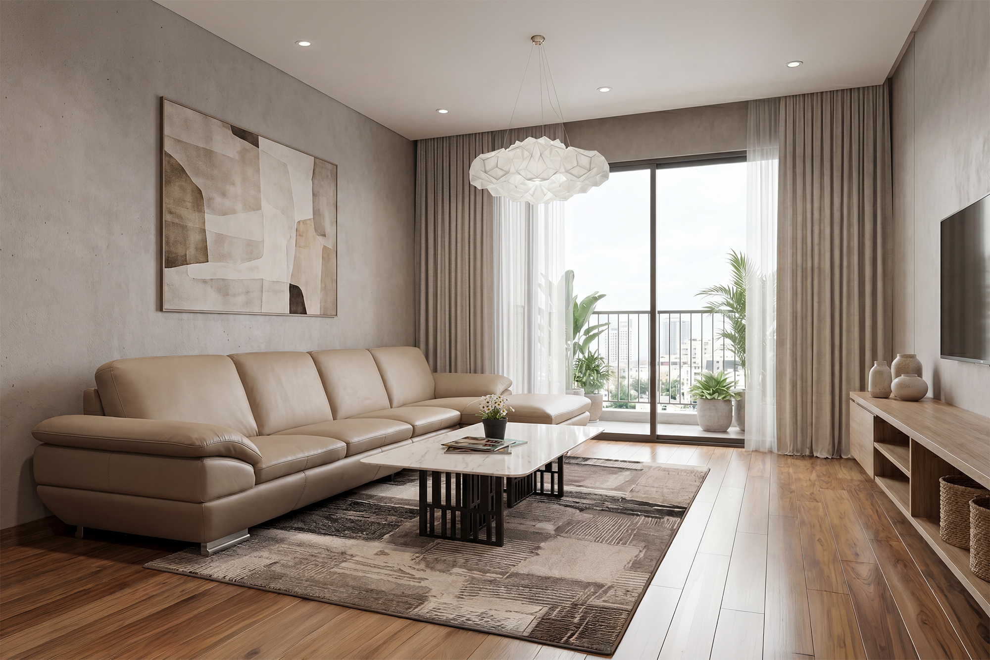 Sofa da Italia: Bộ góc Glamour 269 góc 3