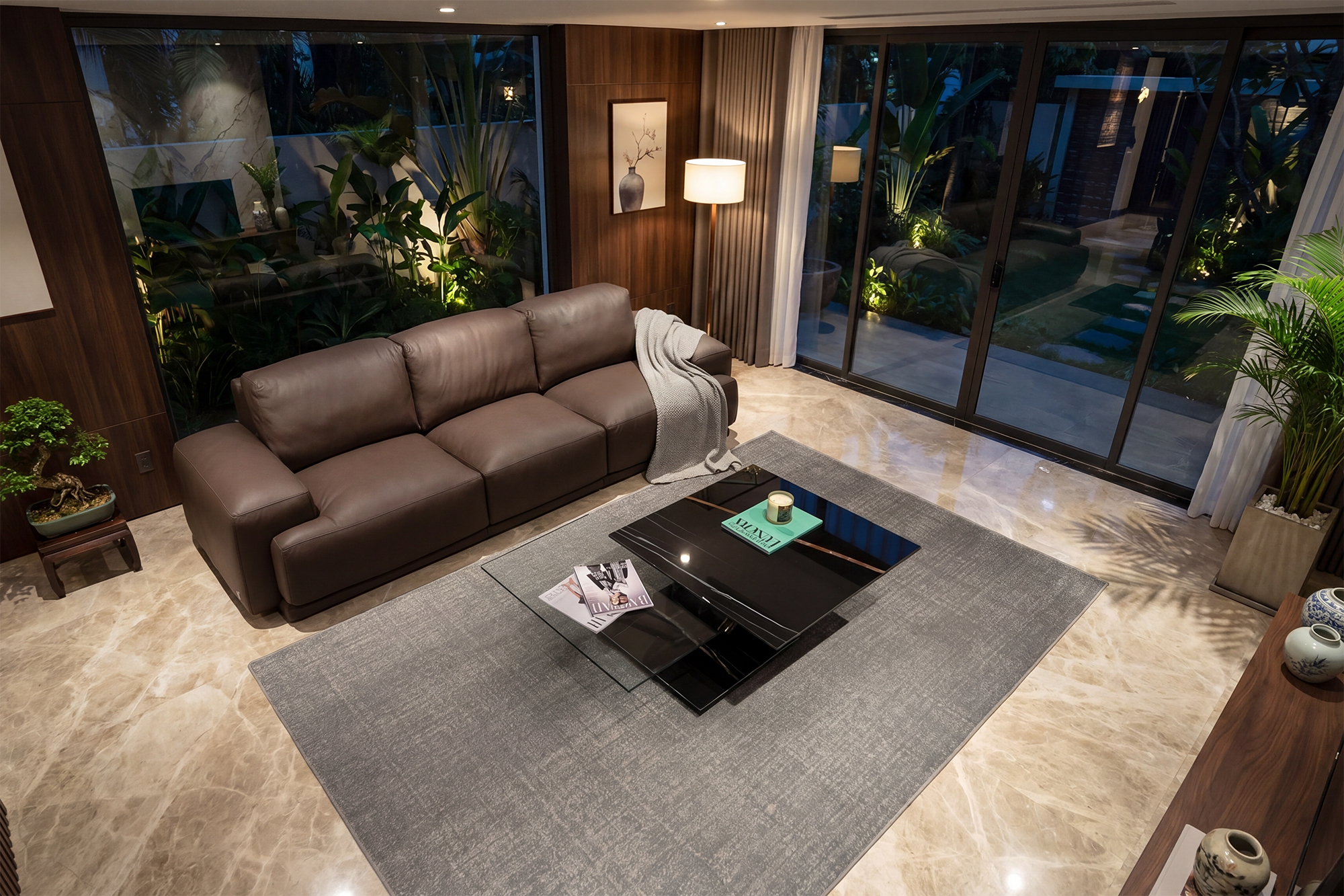 Sofa da Italia: Băng dài Foster CAL 1155 góc 3