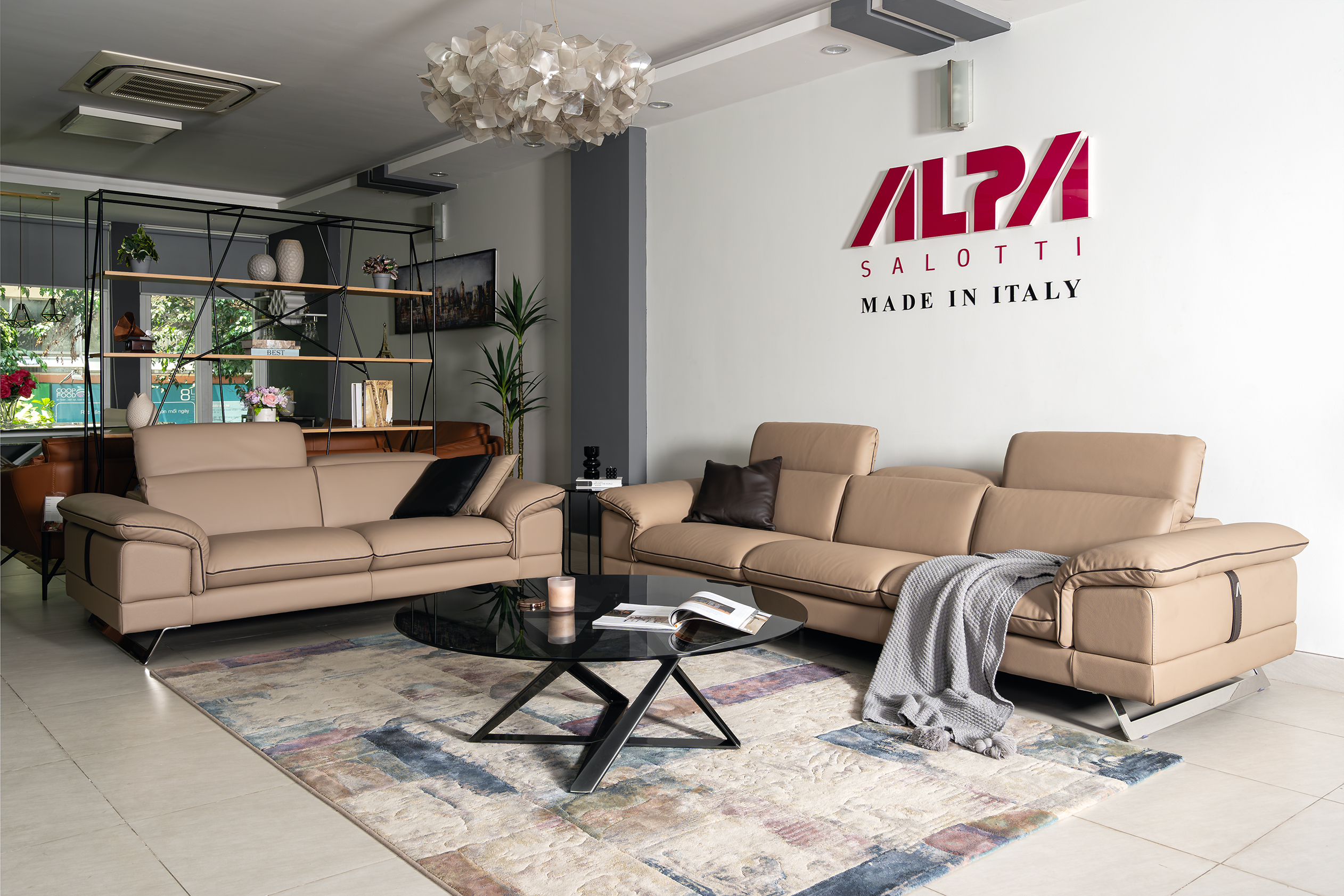 Sofa da Italia: Bộ rời Kennedy góc 2
