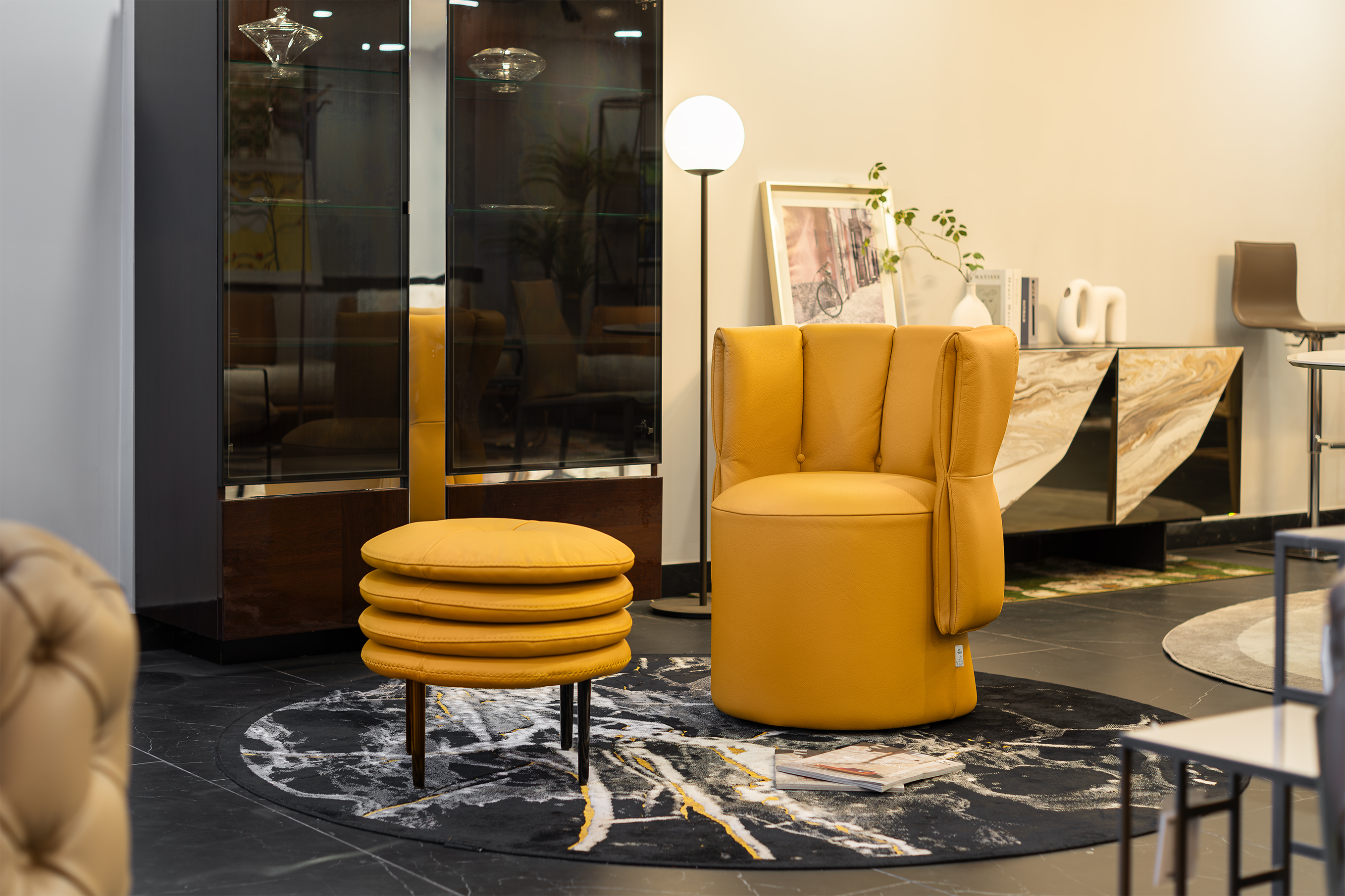 Sofa da Italia: Ghế Madame G-1192 góc 1