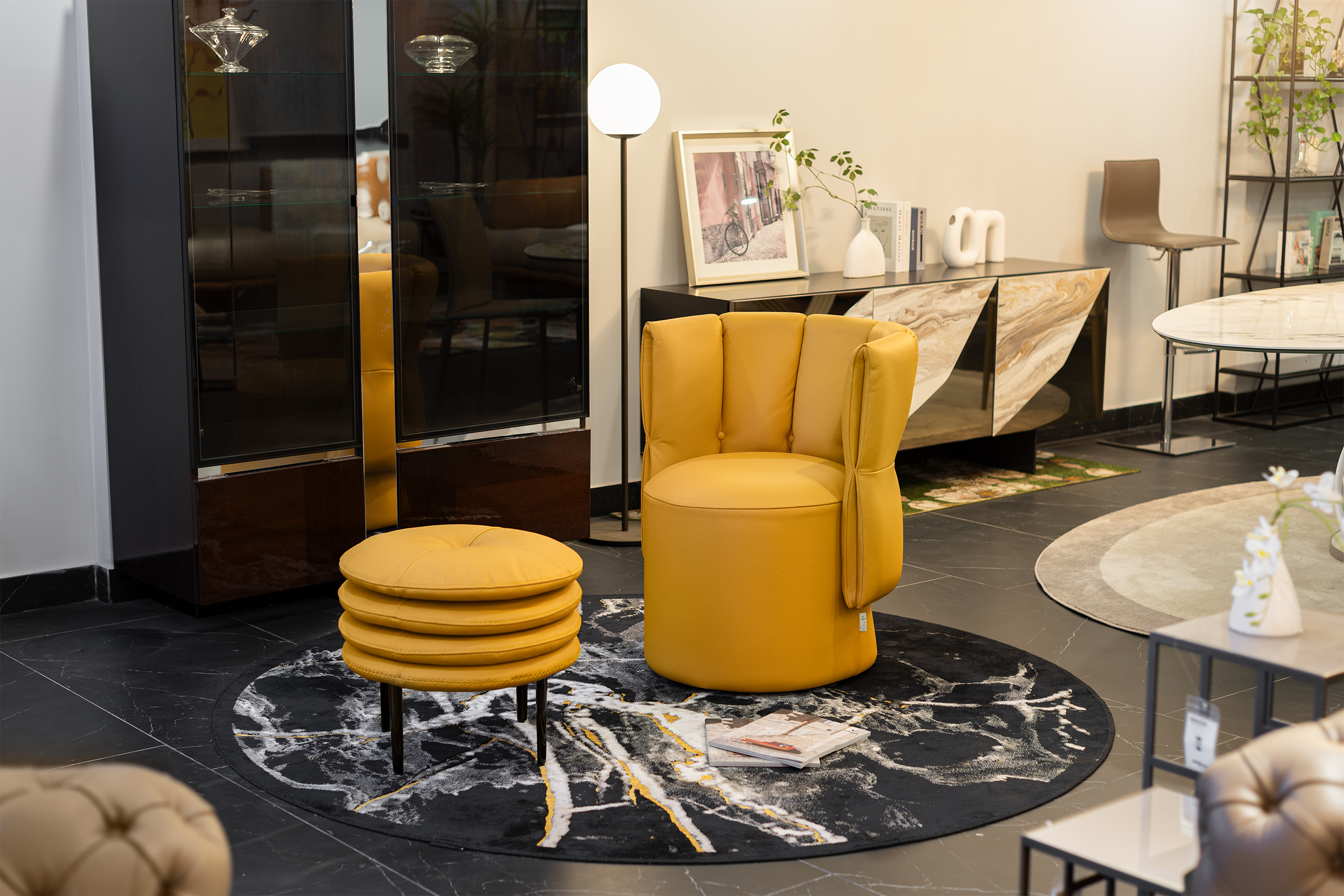 Sofa da Italia: Ghế Madame G-1192 góc 2