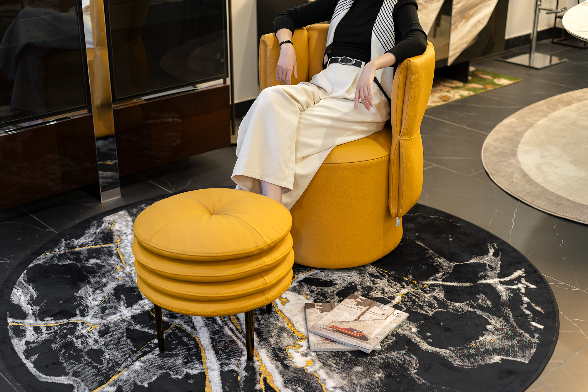 Sofa da Italia: Ghế Madame G-1192 góc 4