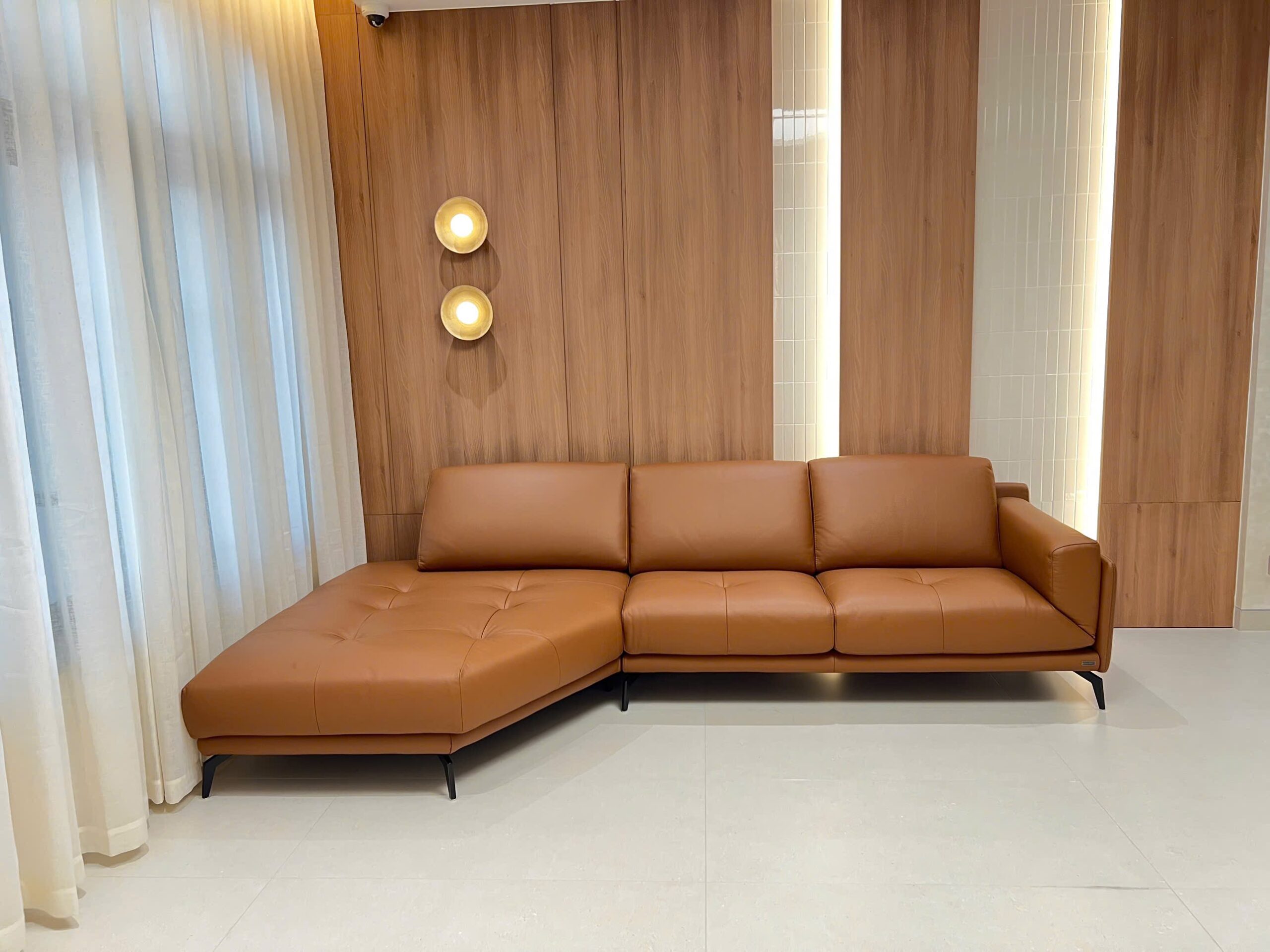 Sofa da Italia: Bộ góc Glamour góc 4