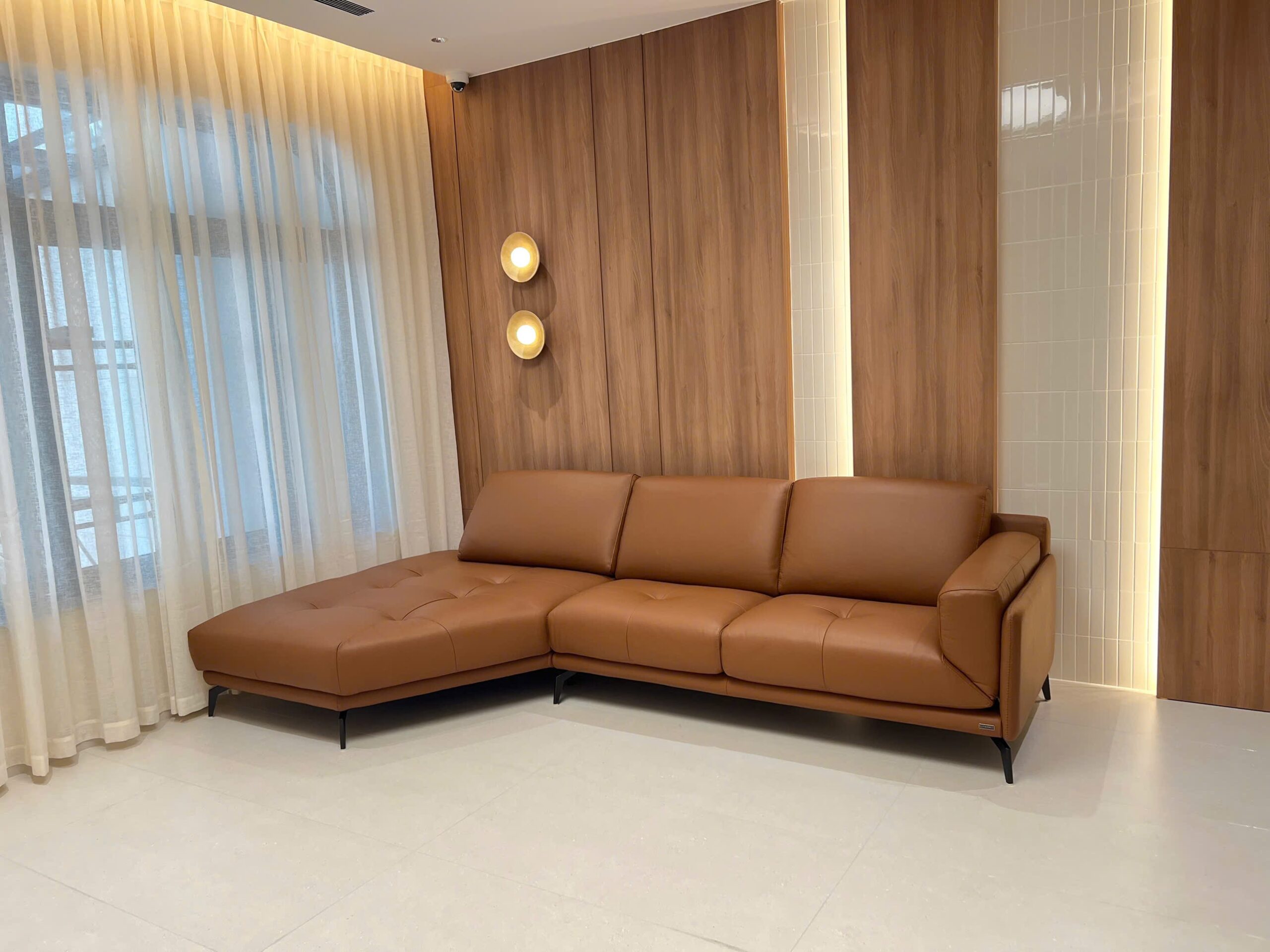 Sofa da Italia: Bộ góc Glamour góc 3