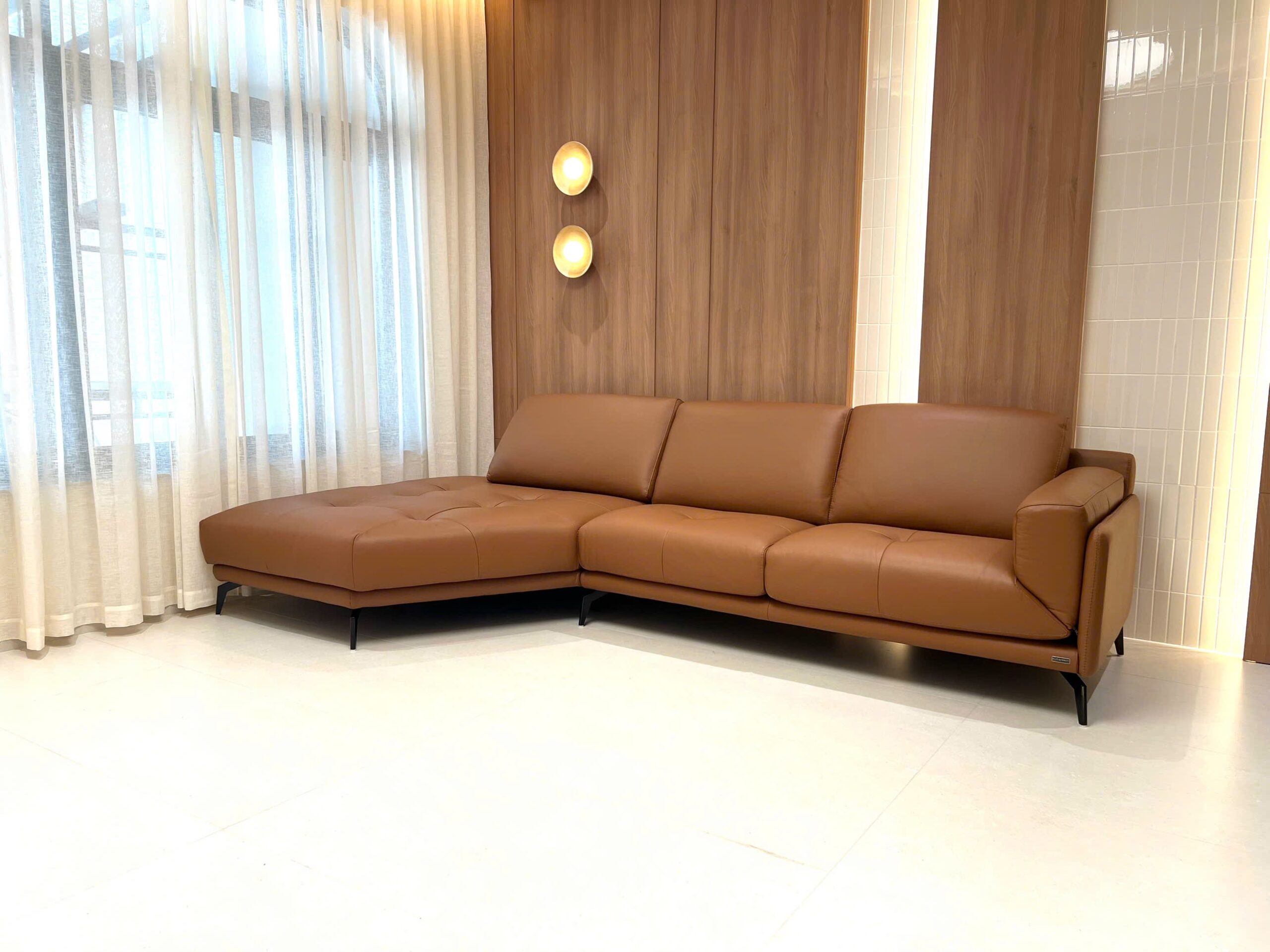 Sofa da Italia: Bộ góc Glamour góc 2