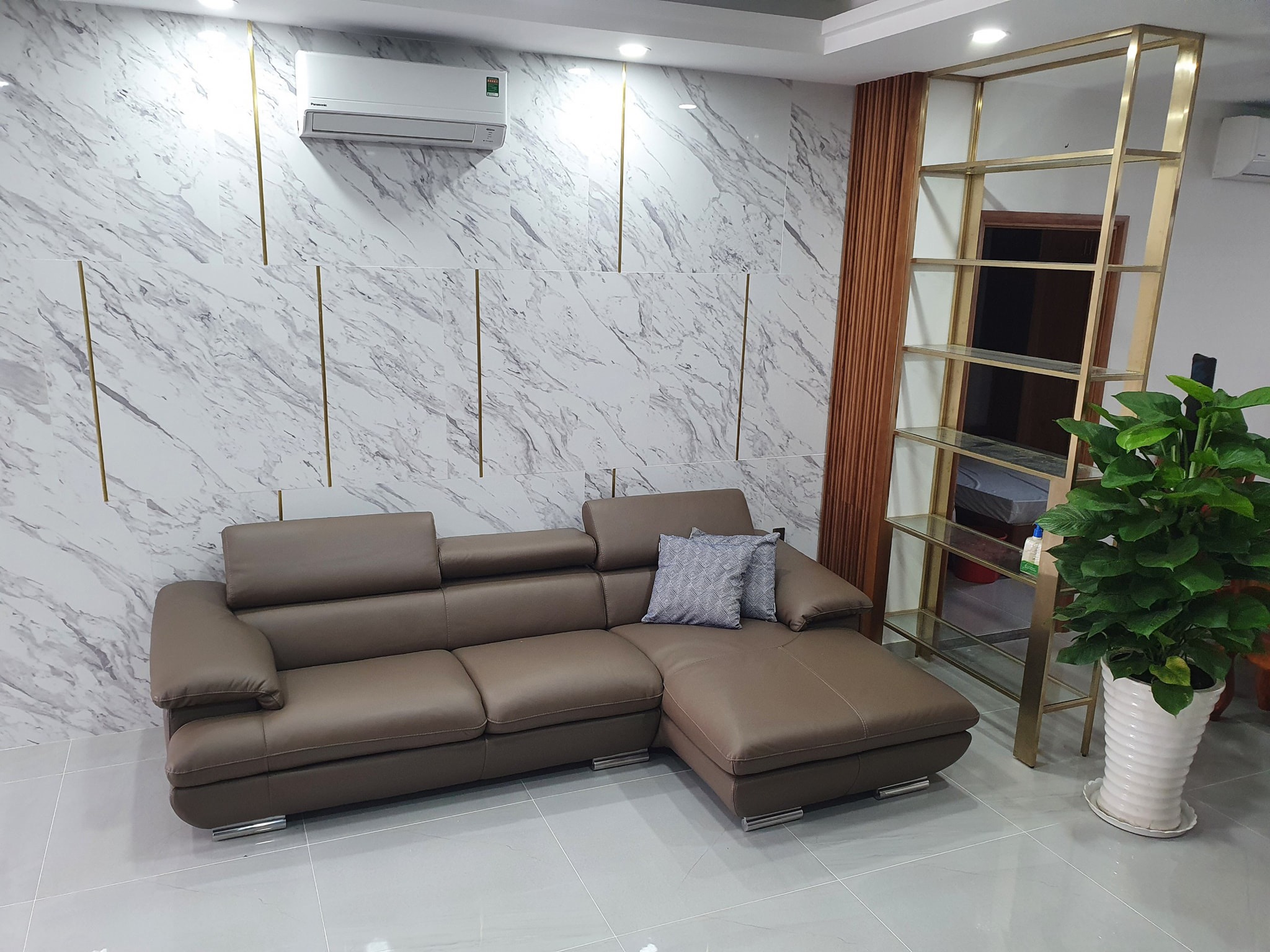 Sofa da Italia: Bộ góc Albachiara góc 2