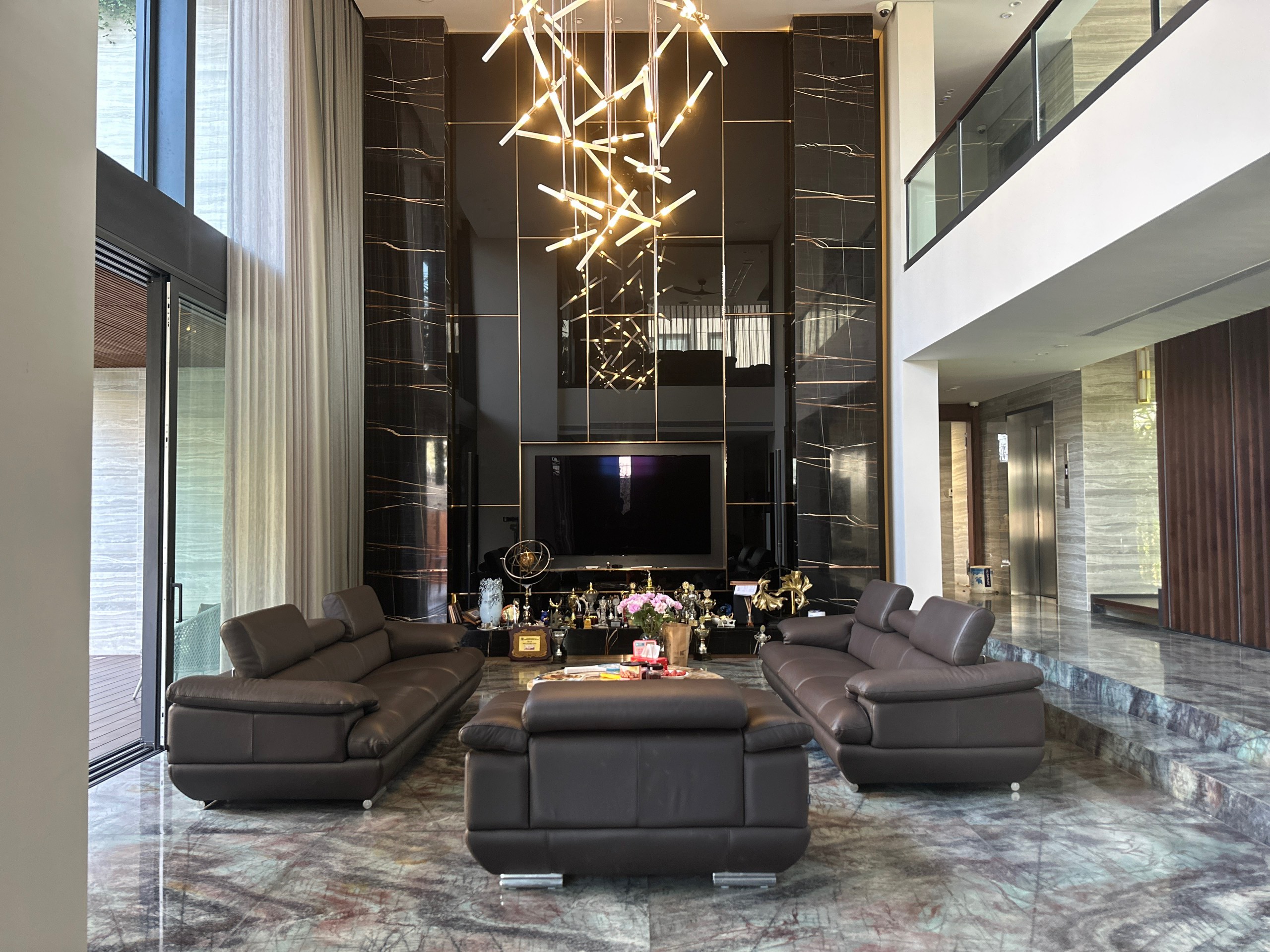 Sofa da Italia: Bộ rời Albachiara góc 2
