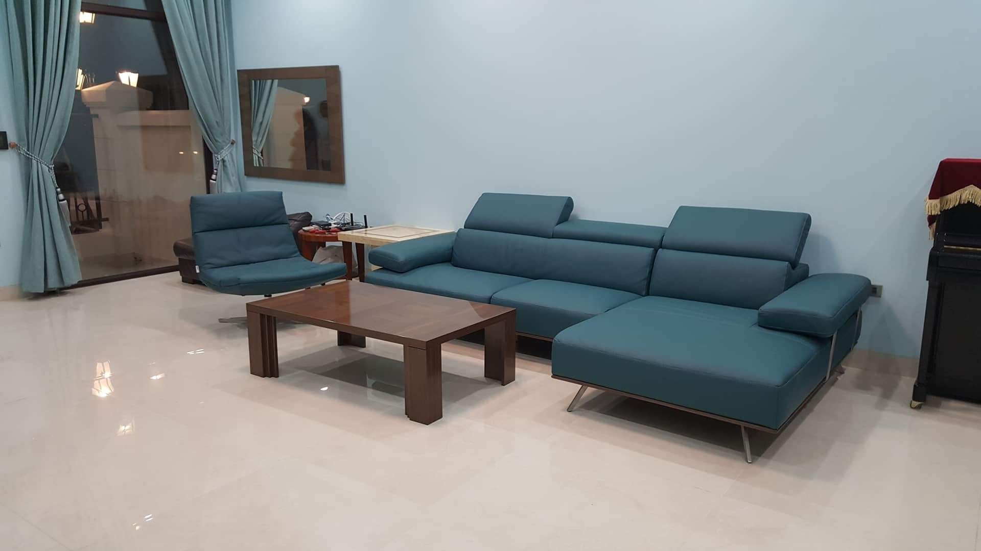 Sofa da Italia: Bộ góc New York góc 4