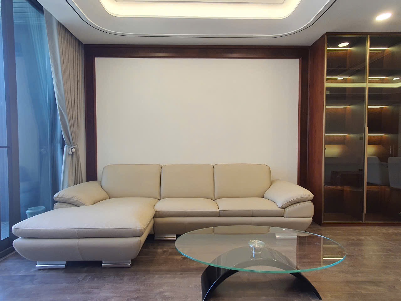 Sofa da Italia: Bộ góc Glamour 269 góc 2