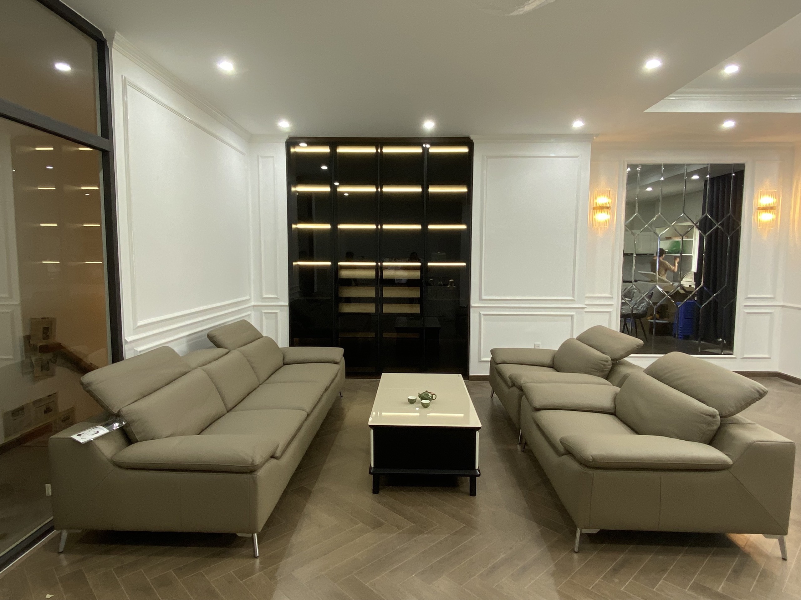 Sofa da Malaysia: Bộ rời Maxx 1029 góc 4