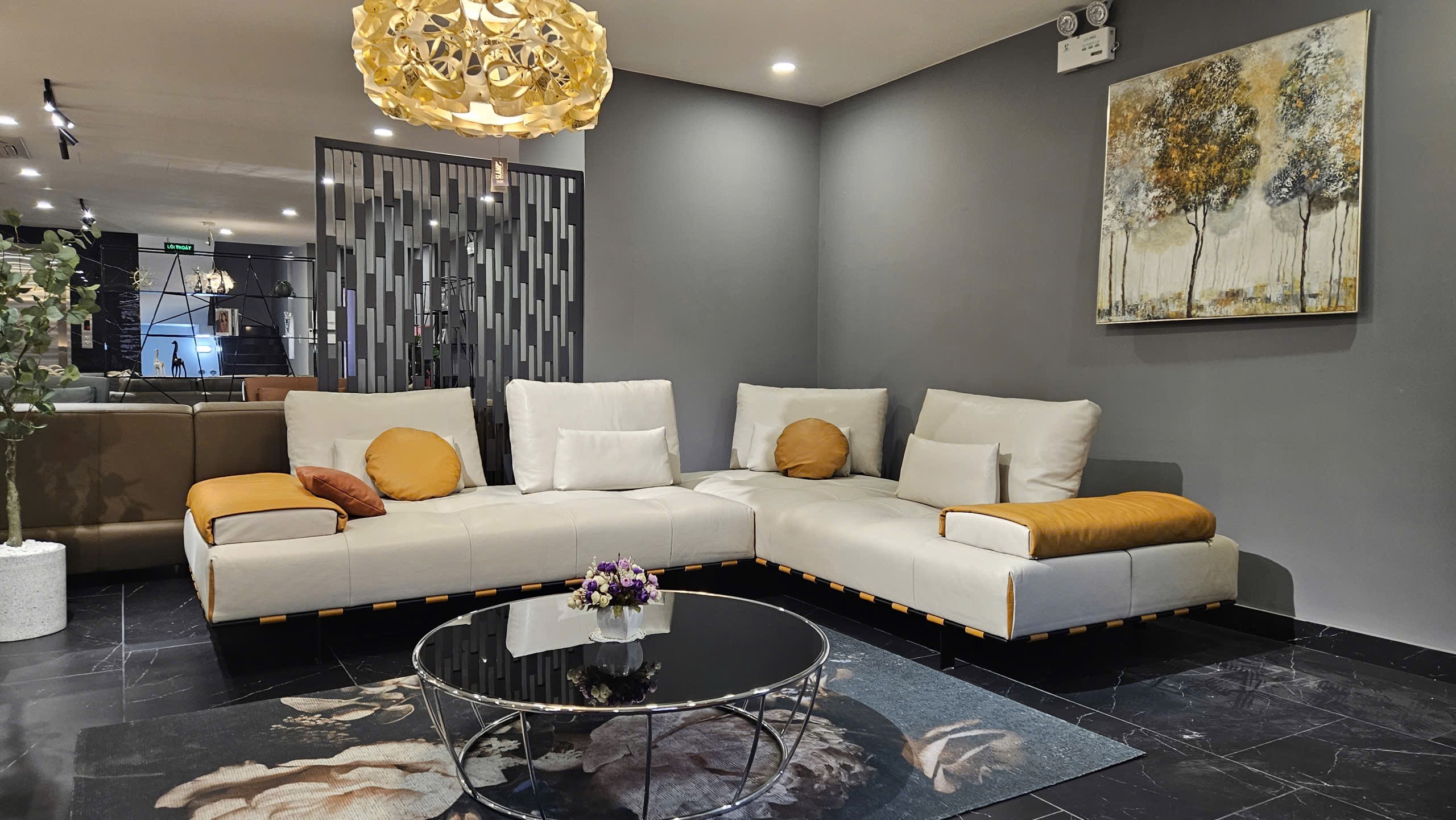 Sofa da Italia: Bộ góc ROY góc 2