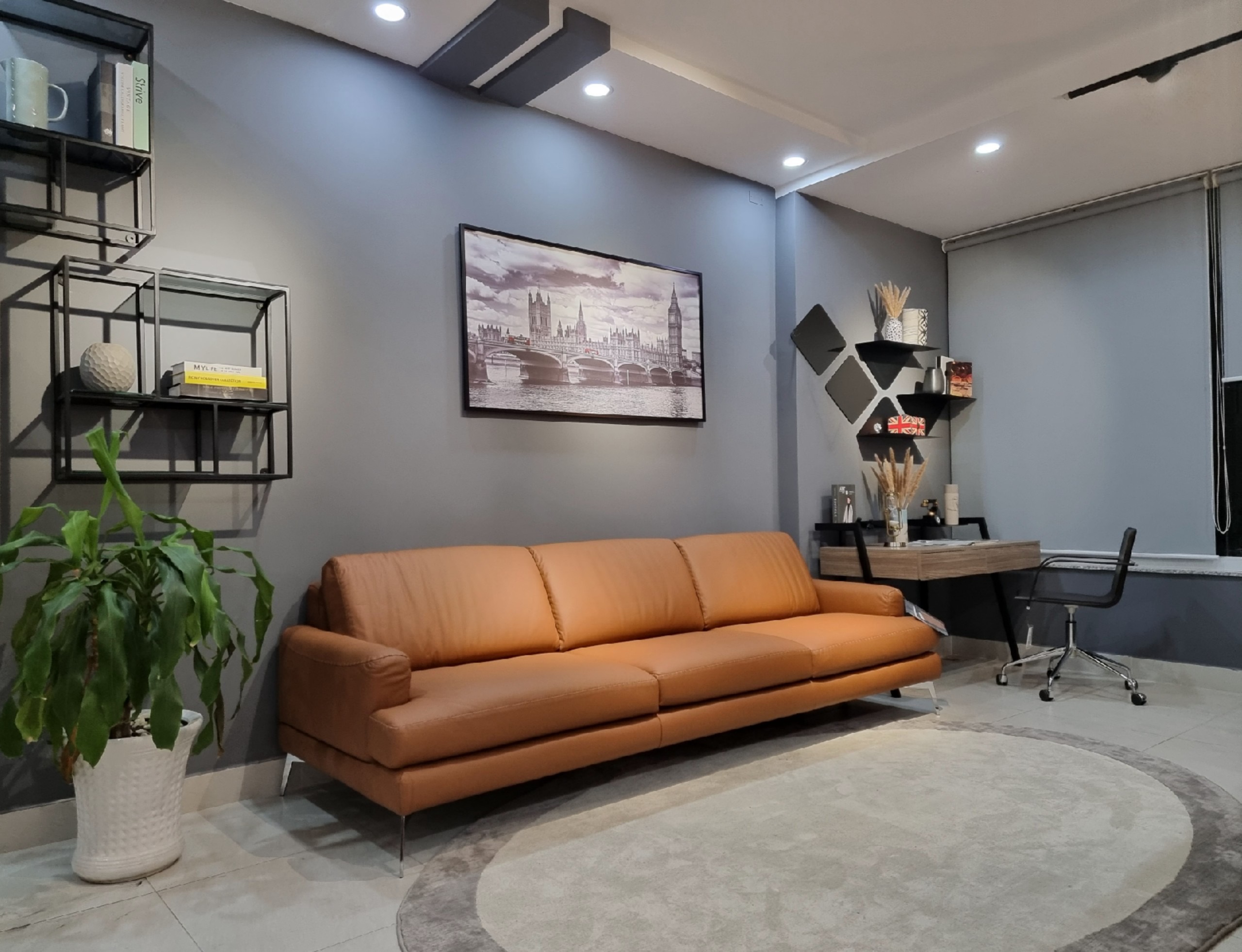 Sofa da Italia: Băng dài Narciso góc 2