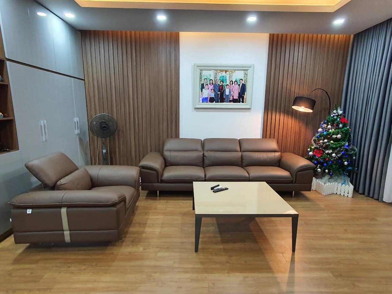 Sofa da Malaysia: Bộ rời KH270 góc 3