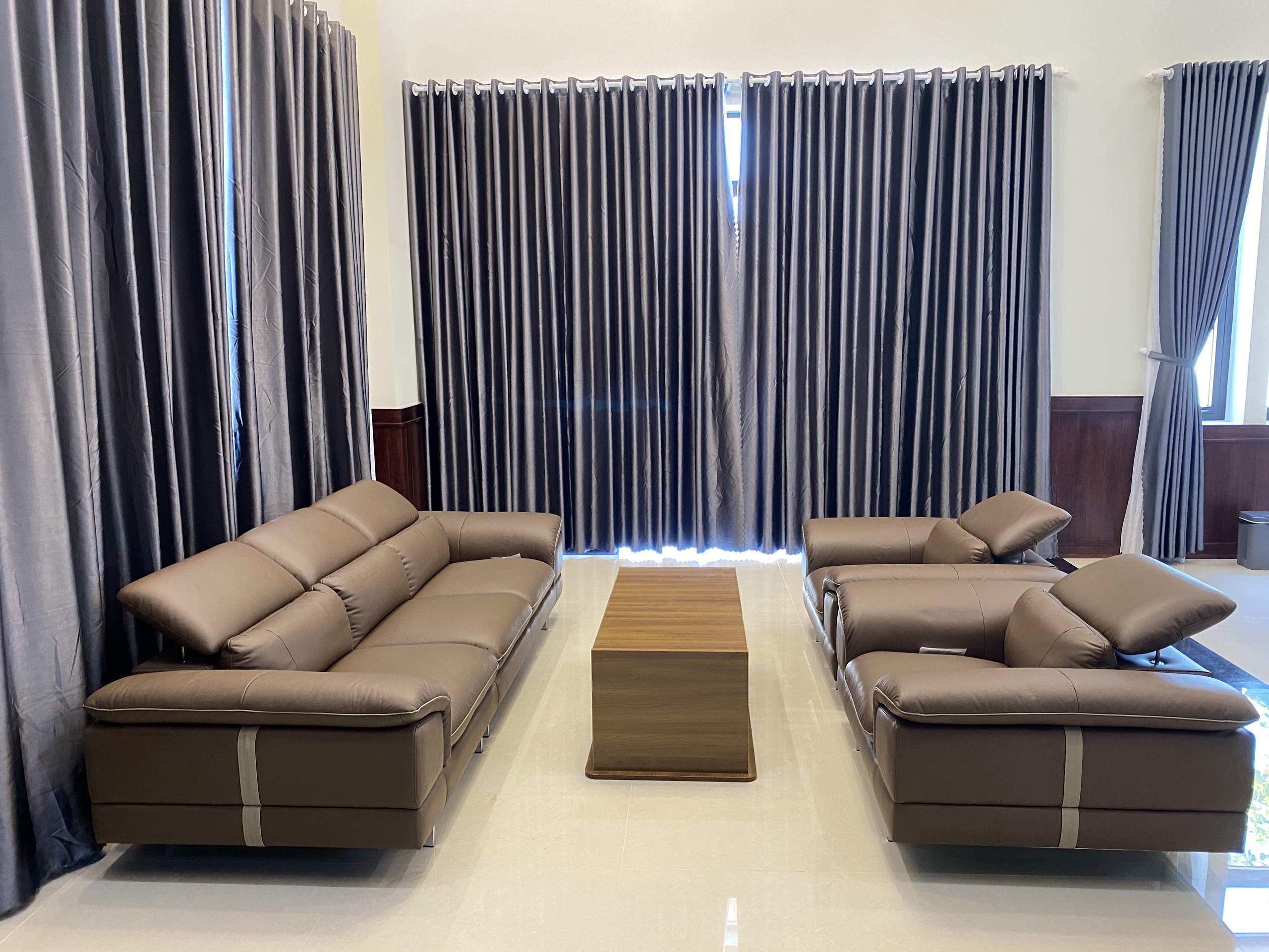 Sofa da Malaysia: Bộ rời KH270 góc 5