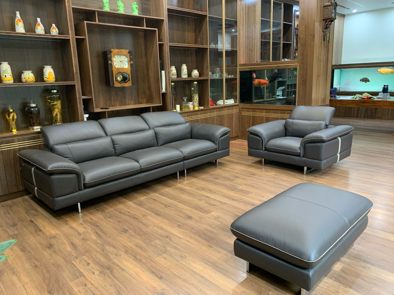 Sofa da Malaysia: Bộ rời KH270 góc 6