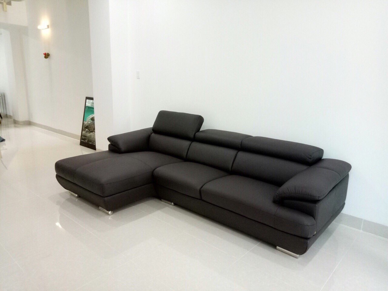 Sofa da Malaysia: Bộ góc ZL2682 góc 2