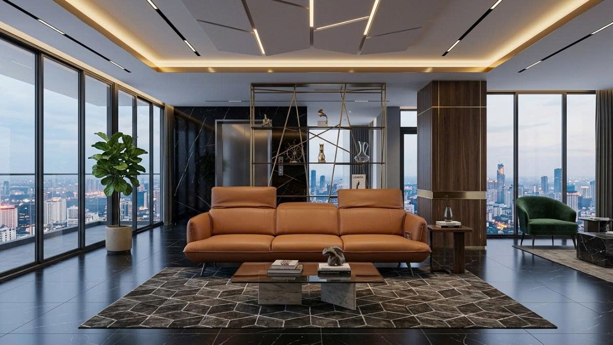 Sofa da Malaysia: Băng dài 1327 góc 2