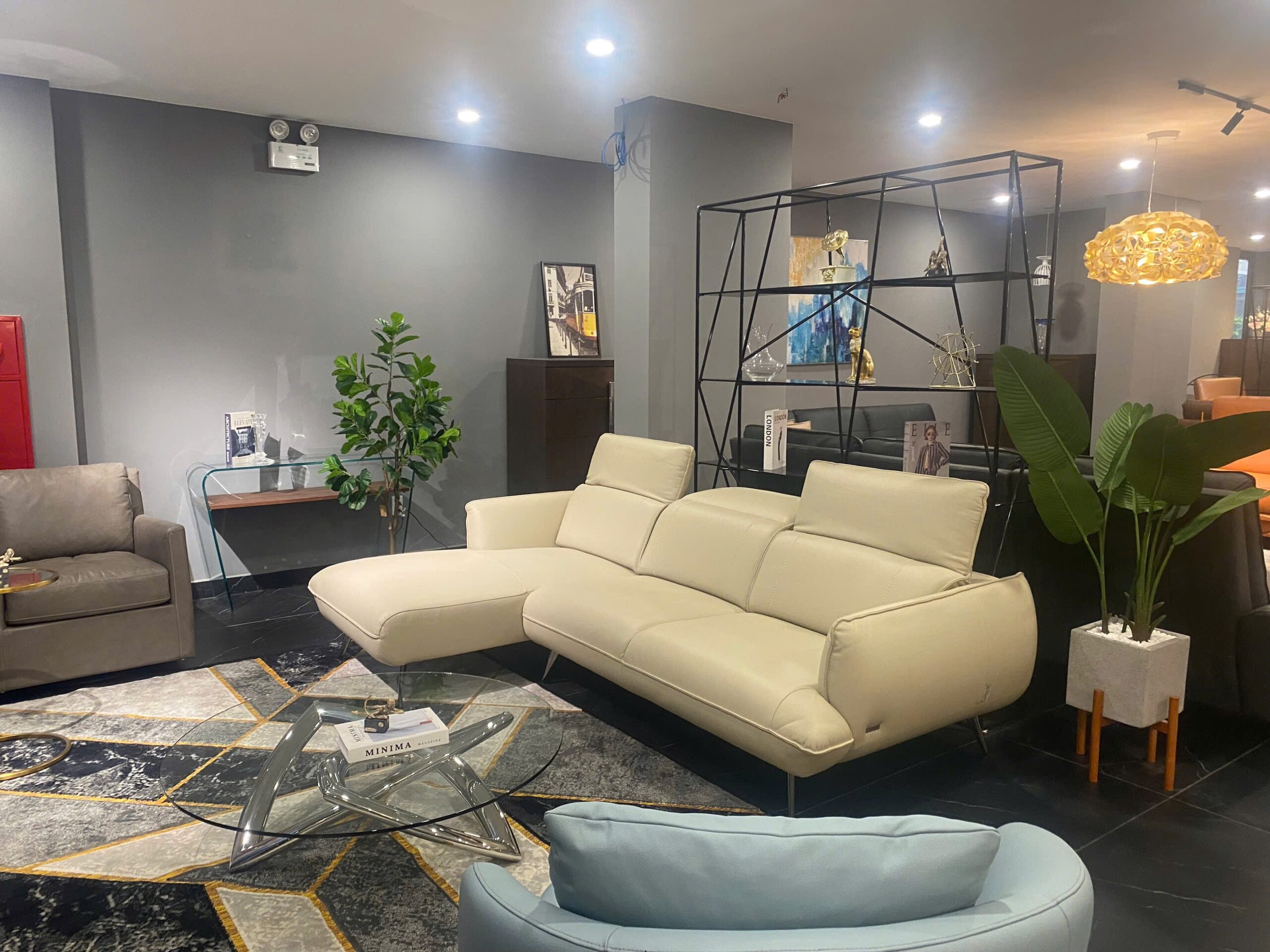 Sofa da Malaysia: Bộ góc 1327 góc 3