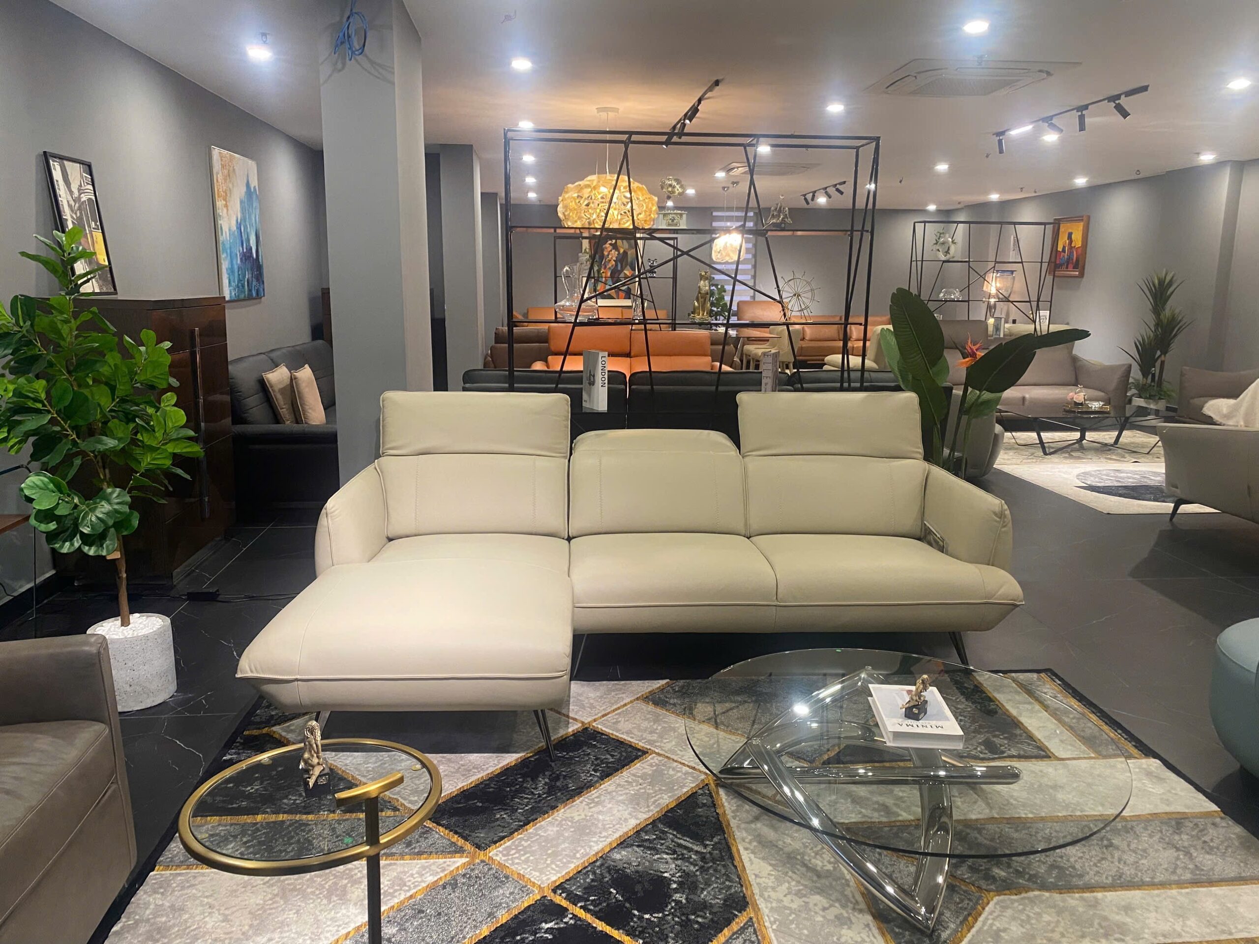 Sofa da Malaysia: Bộ góc 1327 góc 4