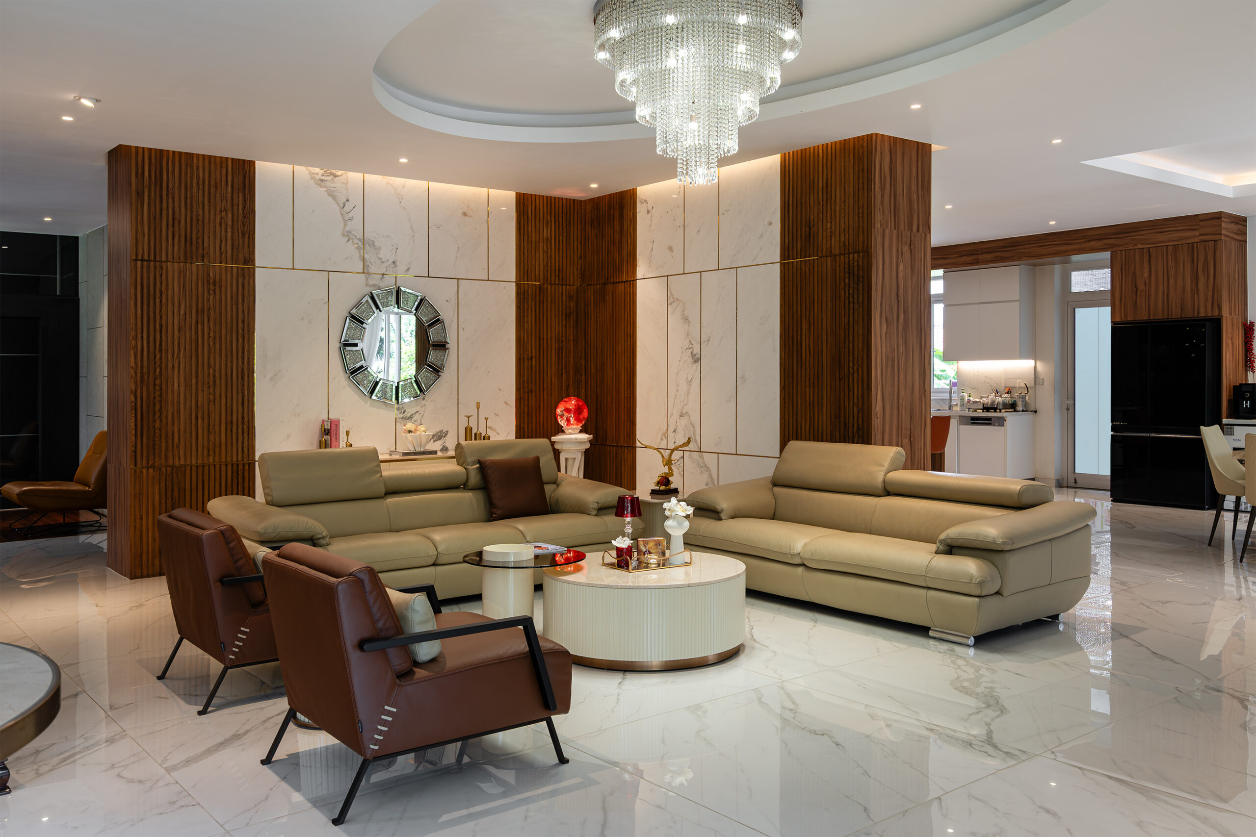 Sofa da Italia: Bộ rời Albachiara góc 6